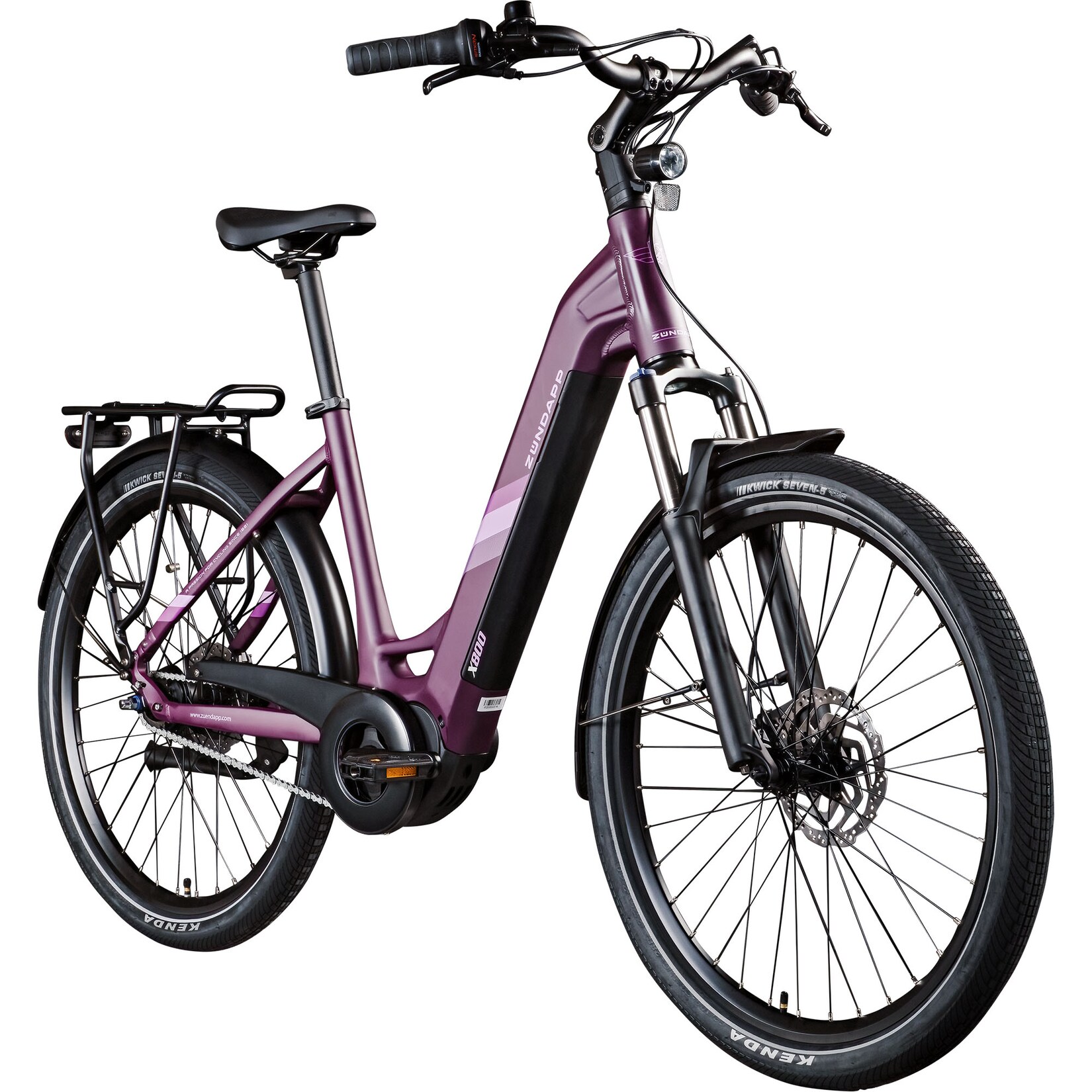 X800 E Bike purple violet