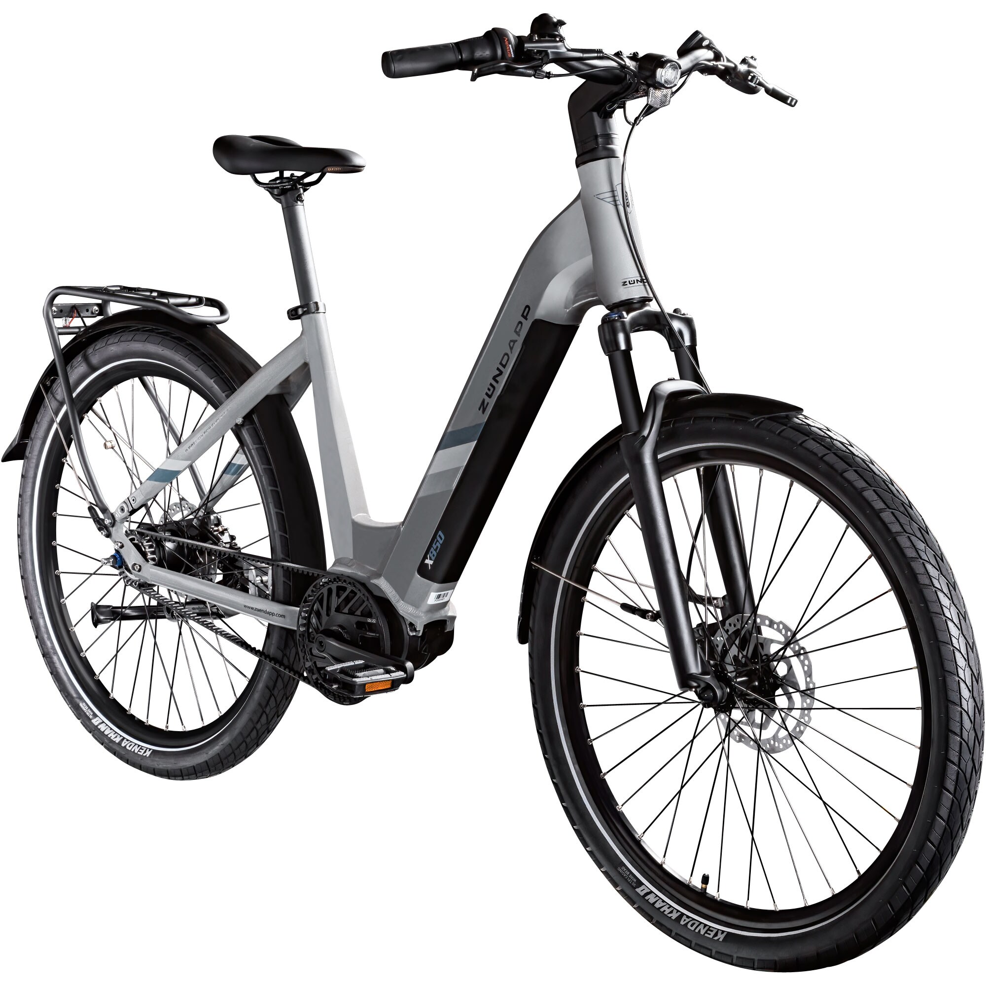 Z&uuml;ndapp X850 Trekking E Bike 28 Zoll grau 