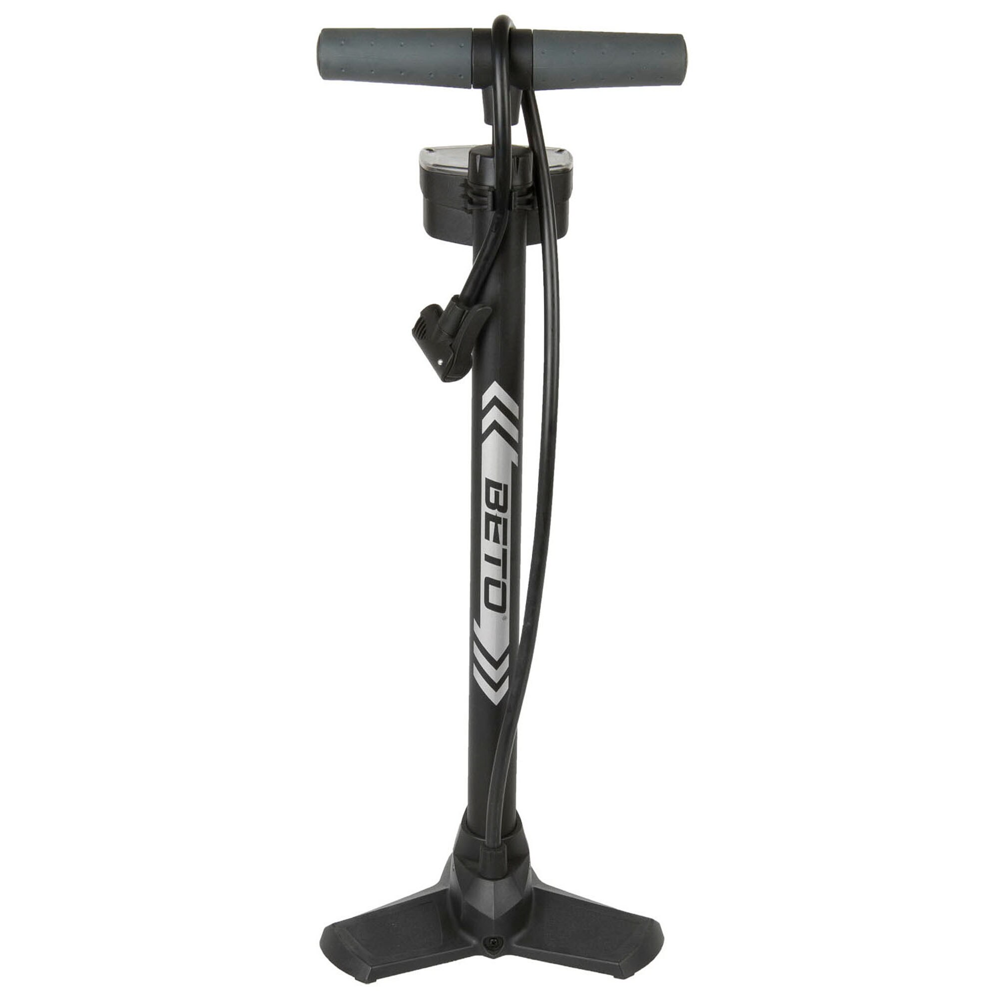 Beto 11/160 B Fahrradpumpe Luftpumpe Fahrrad Pumpe AV DV SV Fahrradluftpumpe mit Manometer bar psi Standluftpumpe alle Ventile Standpumpe 