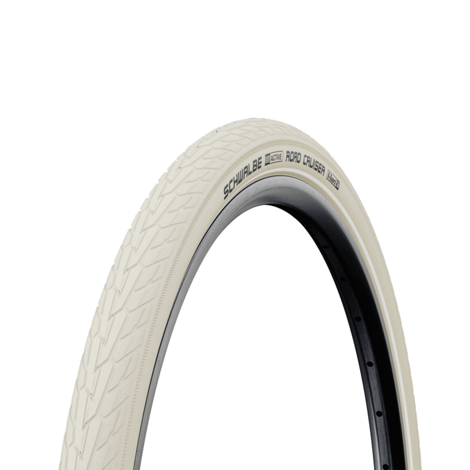 Road Cruiser Fahrradreifen Fahrradmantel ActiveLine Cityrad 1 Reifen 28 x 1.6 beige Reflex