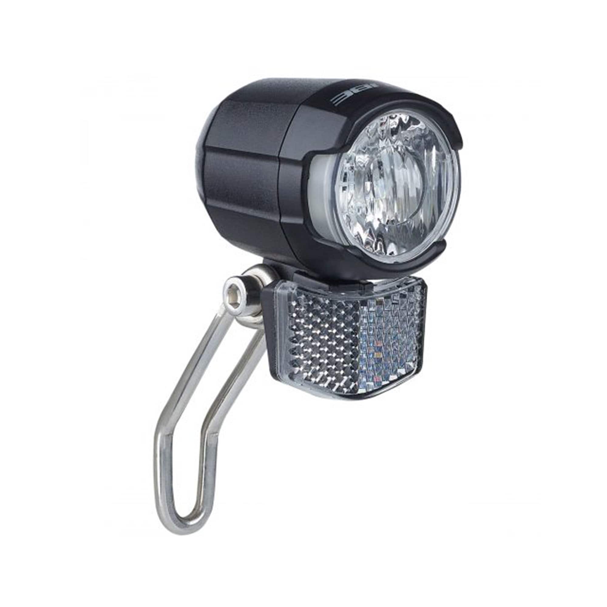 B&uuml;chel Shiny 50 Fahrradlicht StVZO E Bike Fahrradbeleuchtung 50 Lux Fahrradlampe vorne LED 