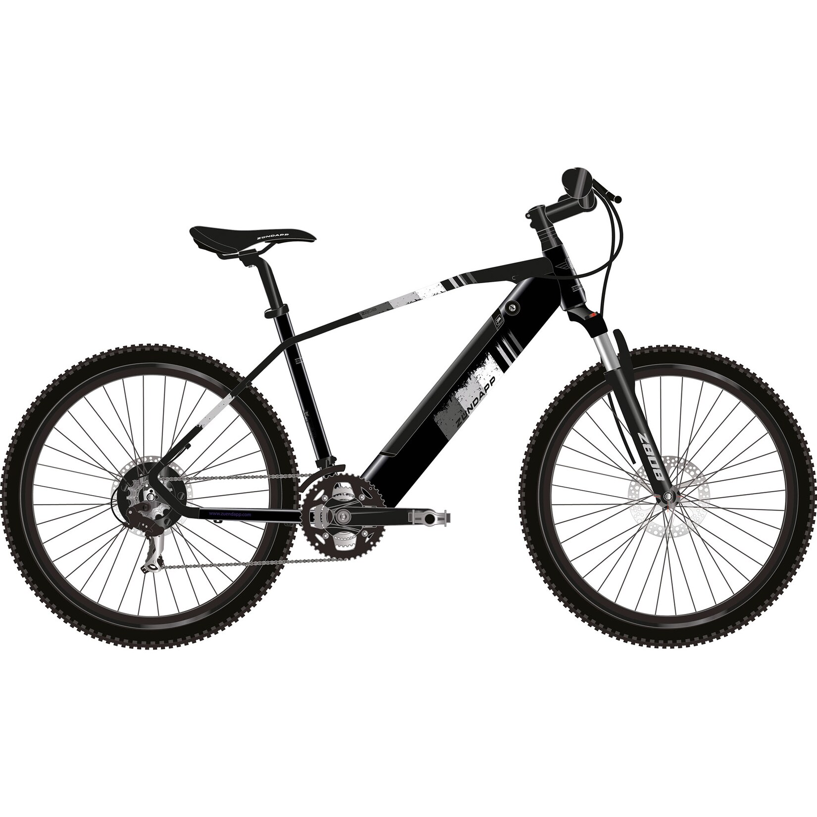 Zündapp Z808 E-Mountainbike für Damen und Herren ab 155 cm E Bike 27,5 Zoll EMTB