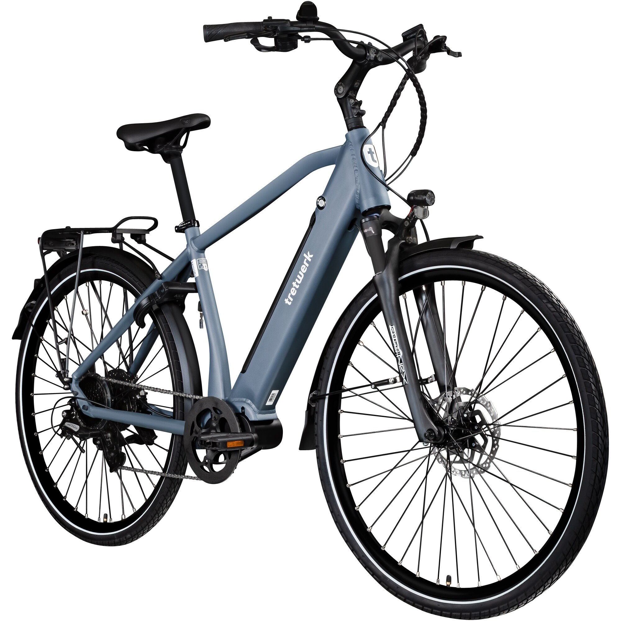Tretwerk Sonic Pedelec 28 Zoll E Bike Trekkingrad 160 - 180 cm Elektrofahrrad Trekking 8 G&auml;nge azur 48 cm 