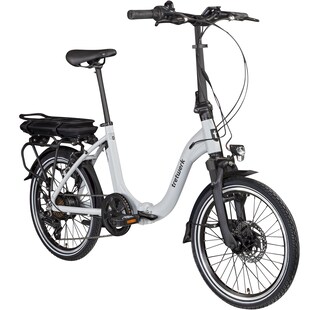Tretwerk Matala E Bike Faltrad 20 Zoll Elektrofahrrad Damen Herren 145 - 175 cm silber 