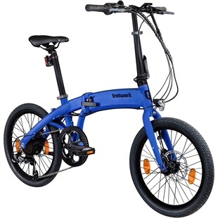 REFURBISHED – Tretwerk Akimbo E Bike 20 Zoll Klapprad Elektrofahrrad 360Wh 155 - 190 cm blau 