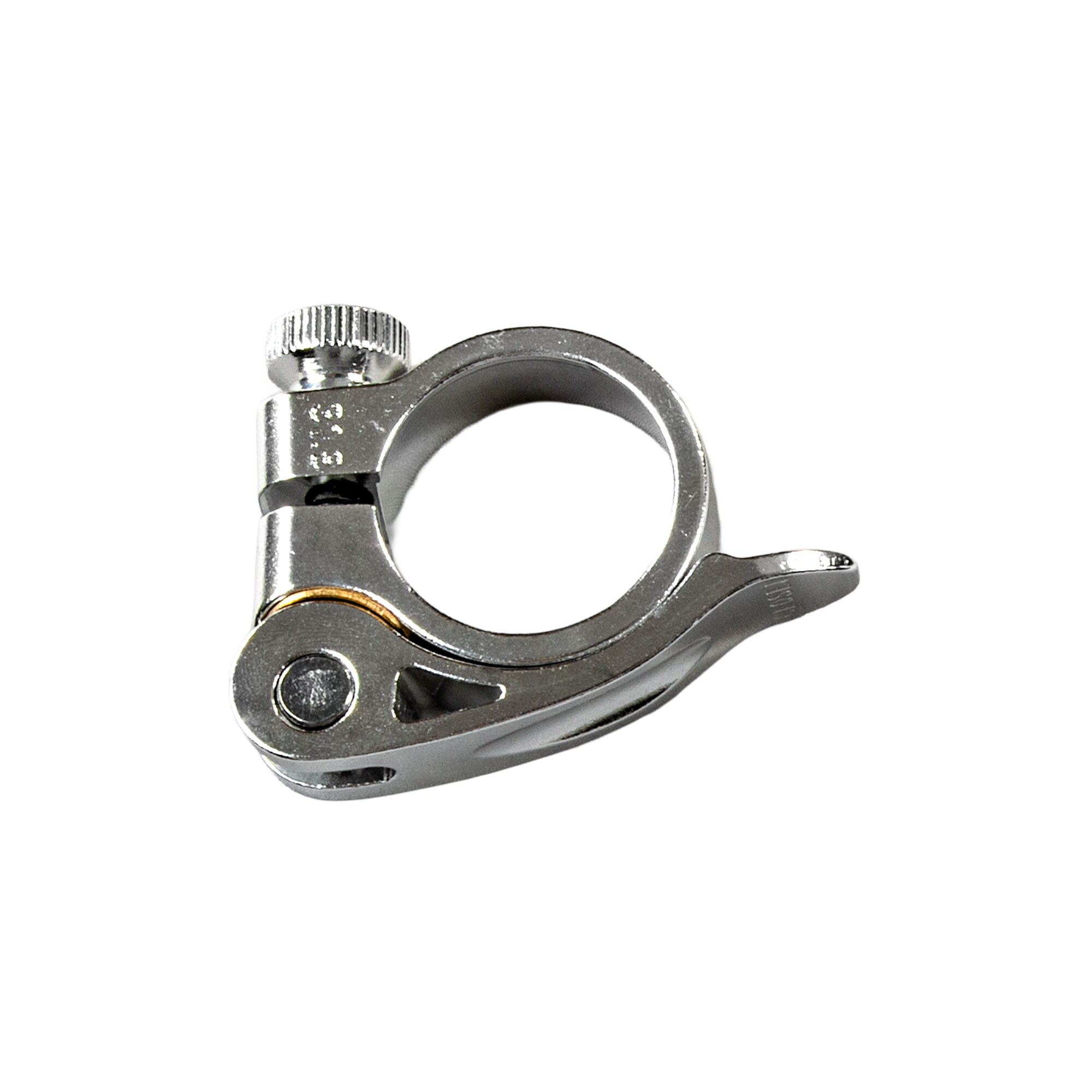 Tretwerk Aurora Sophia Sattelklemme Fahrrad E Bike Sattelschelle mit Schnellspanner Aluminium 31,8 mm silber 