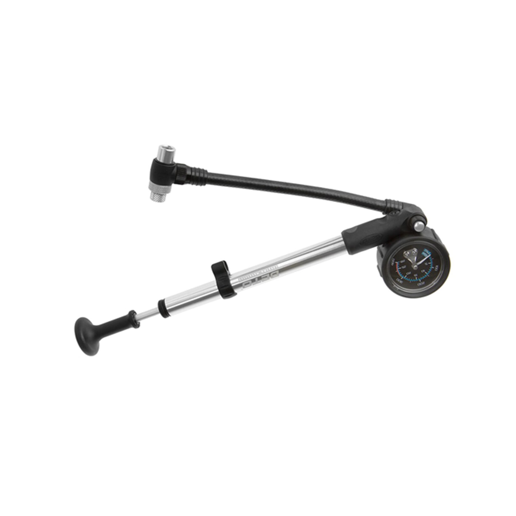 Dämpferpumpe Fahrrad Federgabel Pumpe AV 28 Bar Gabelpumpe mit Manometer 400 PSI Dämpfer Luftpumpe