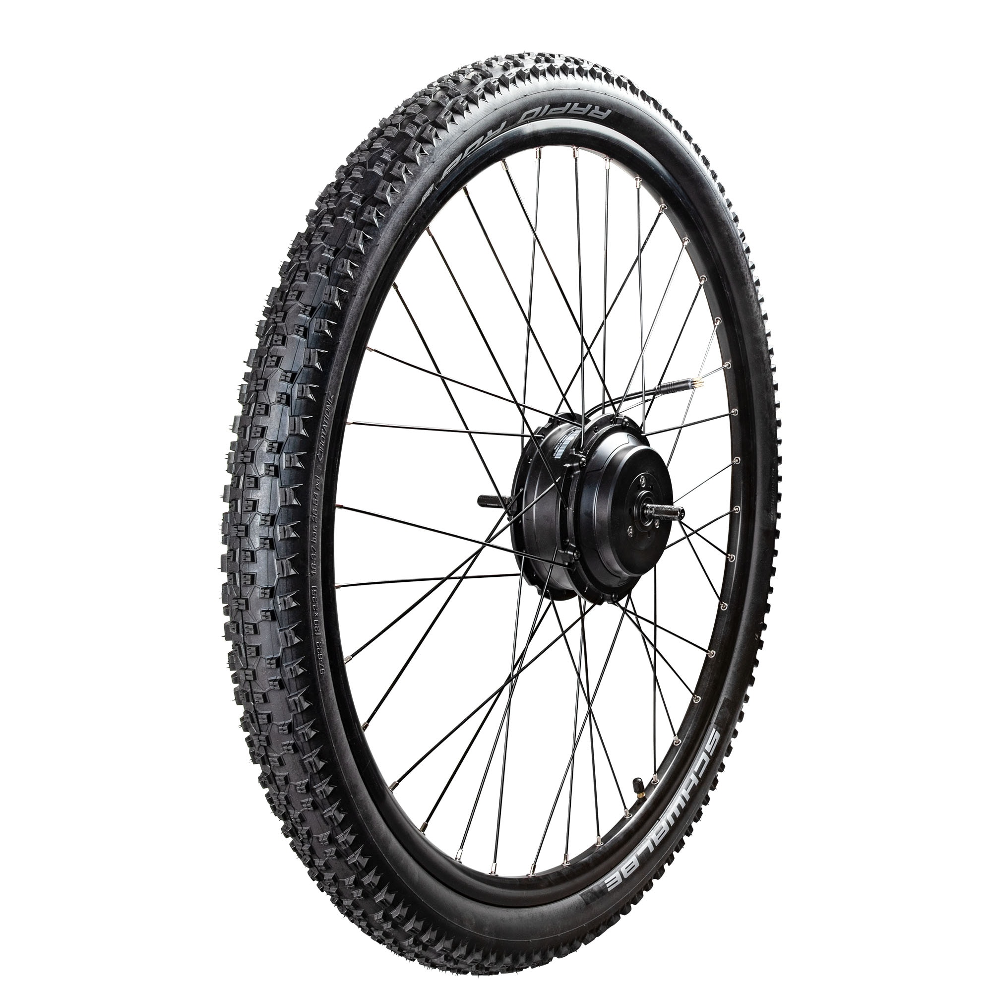 Z&uuml;ndapp Z808 Komplettrad Hinterrad Fahrrad Felge mit Reifen 29" x 2,25" Hinterrad mit Motor UART und Kassette 24s 