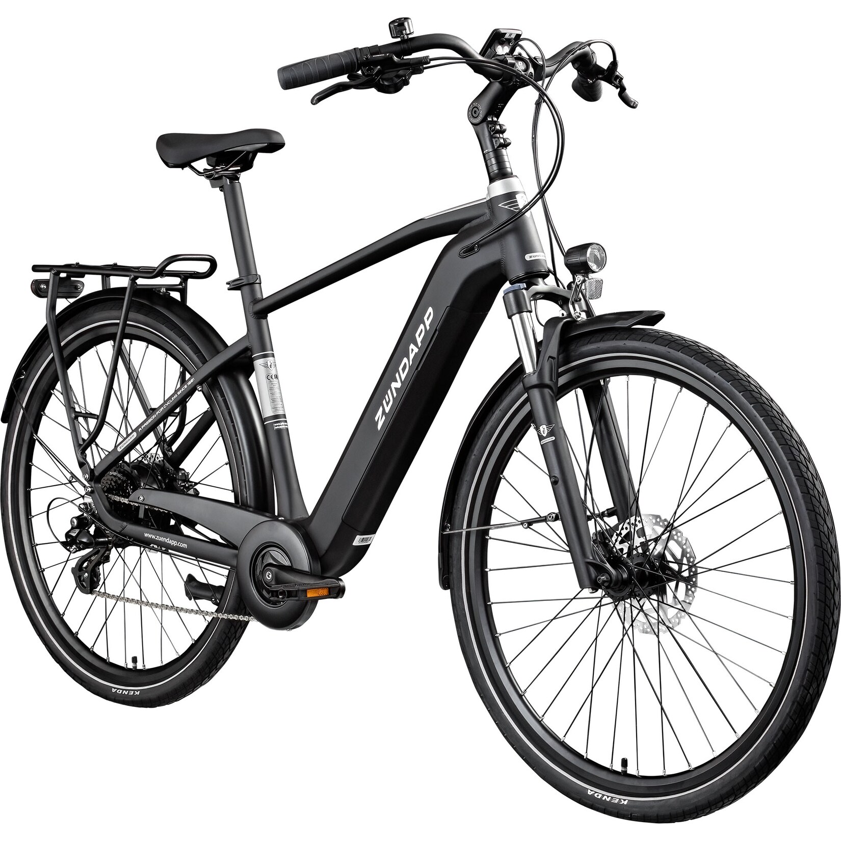 Zündapp "Z810" 24 Gang Shimano Altus RD-M310 Schaltwerk Kettenschaltung Heckmotor 250 W Pedelec, Elektrofahrrad für Herren