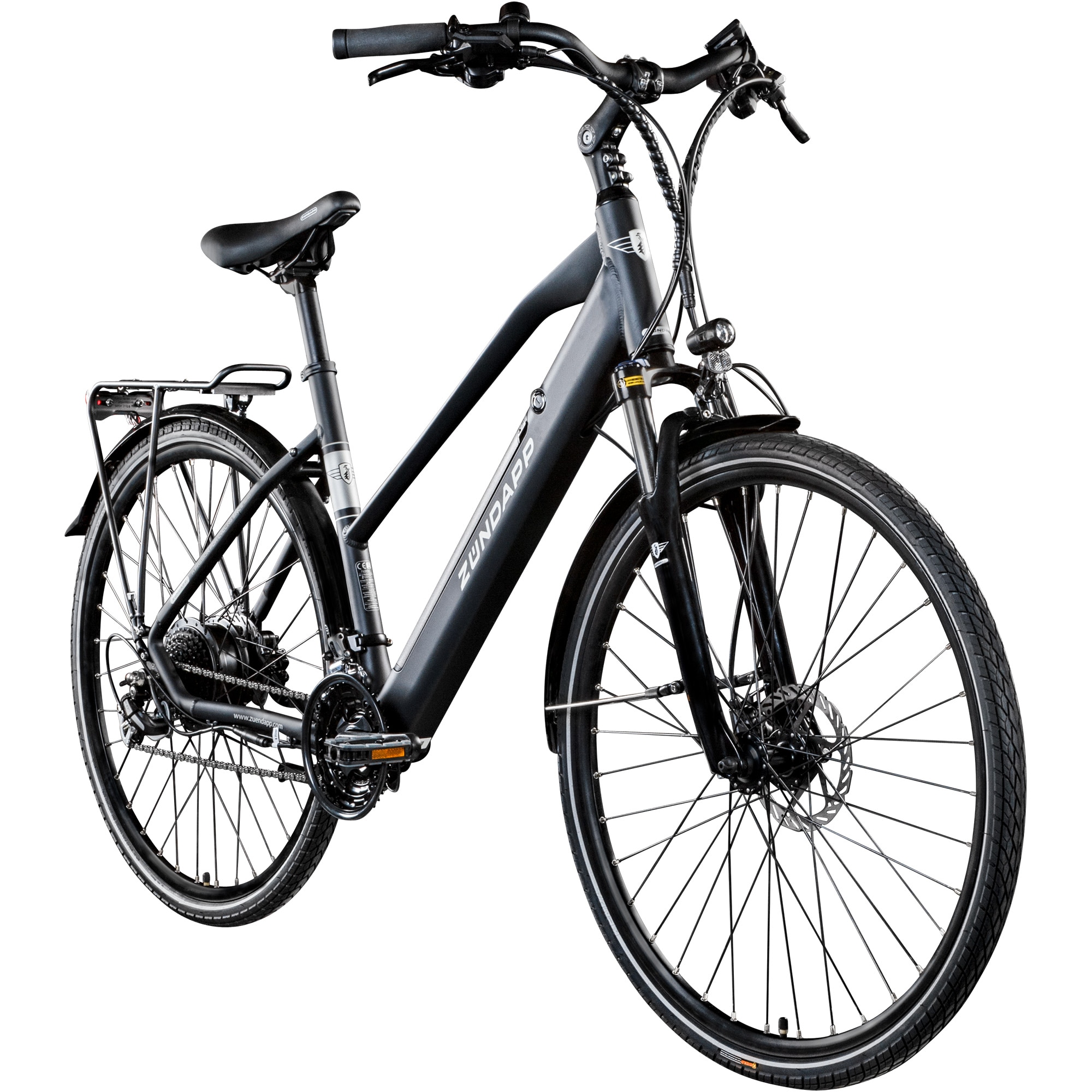 Z&uuml;ndapp Z810 E Bike Trekkingrad 28 Zoll 550 Wh schwarz 