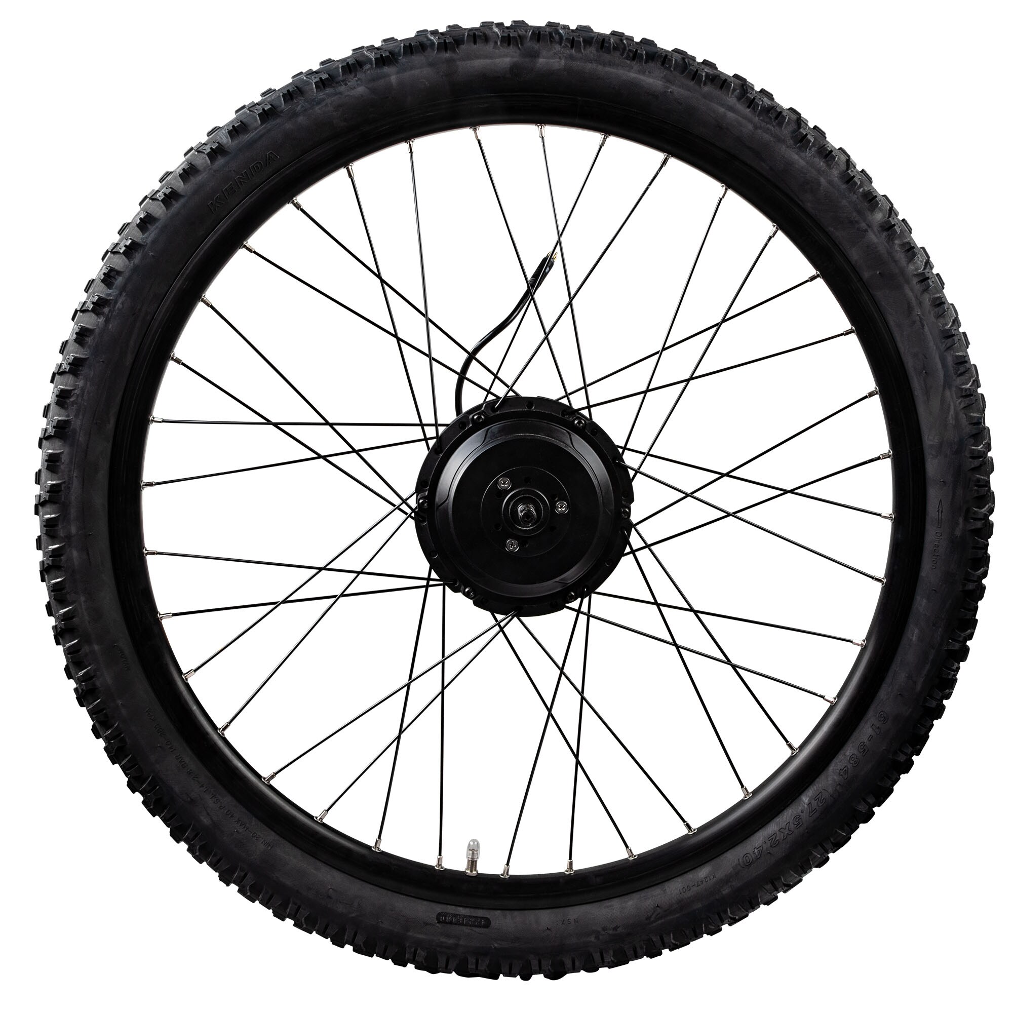 Z&uuml;ndapp Z898 Komplettrad Hinterrad Fahrrad Felge mit Reifen 27,5" x 2,40" Hinterrad mit Motor CAN und Kassette Laufradsatz 