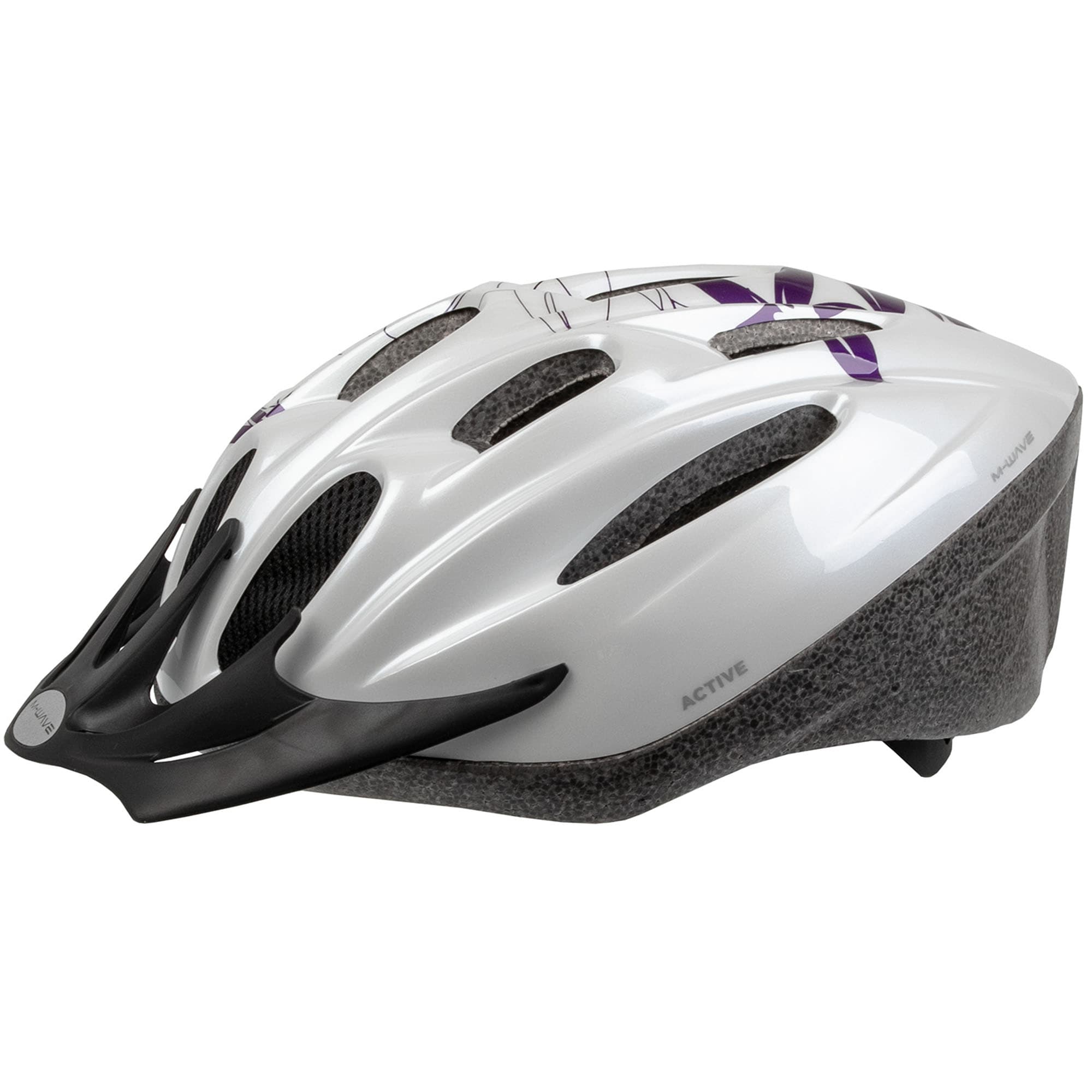 M-Wave Active Fahrradhelm Damen Herren Helm f&uuml;r Fahrrad fahren mit Visier leichter Fahrradhelm Erwachsene 