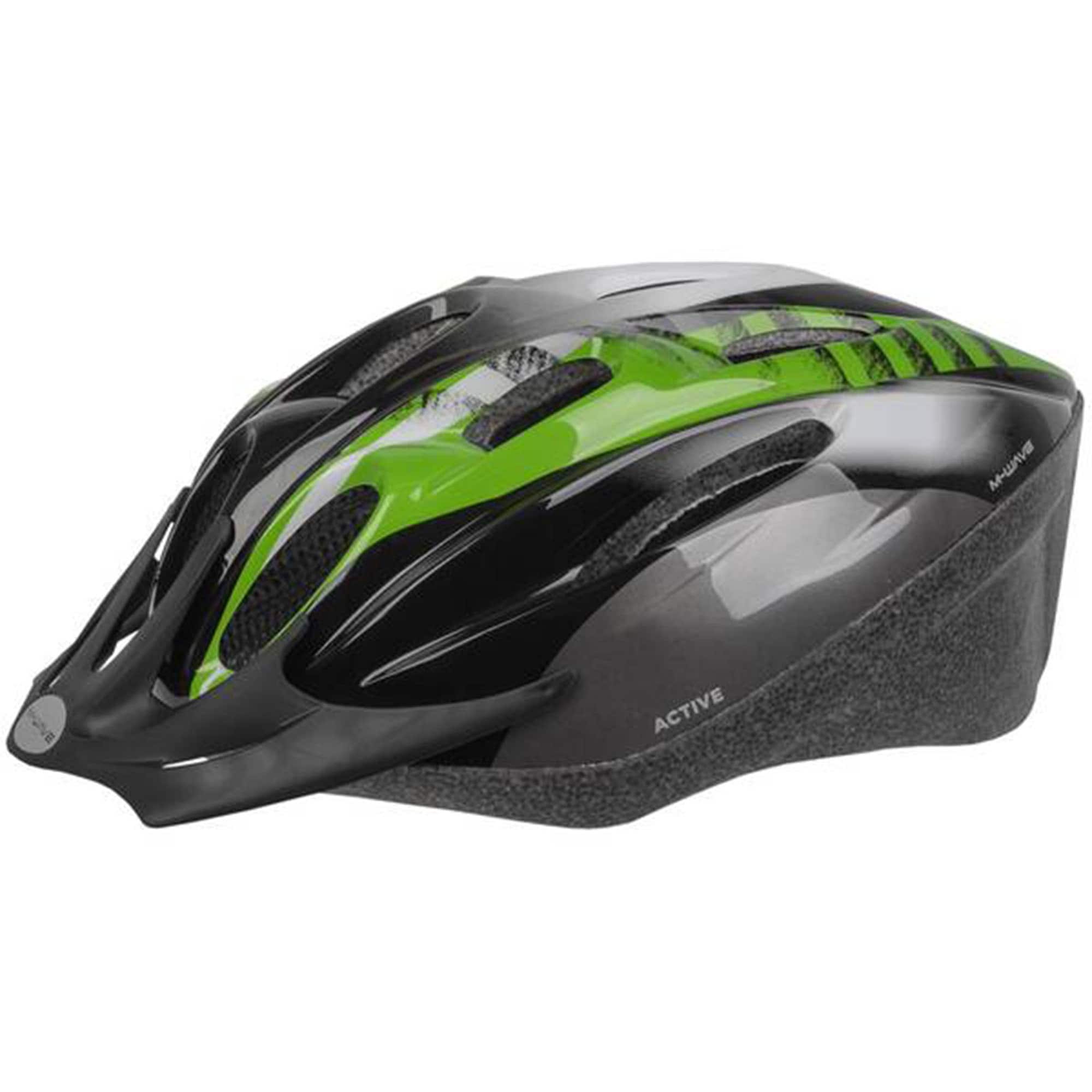 M-Wave Active Fahrradhelm Damen Herren Helm f&uuml;r Fahrrad fahren mit Visier leichter Fahrradhelm Erwachsene 
