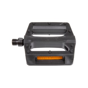 M-Wave Steady K6 Plattformpedal Fahrradpedale Kunststoff mit Reflektor Pedale Fahrrad 9/16" MTB 