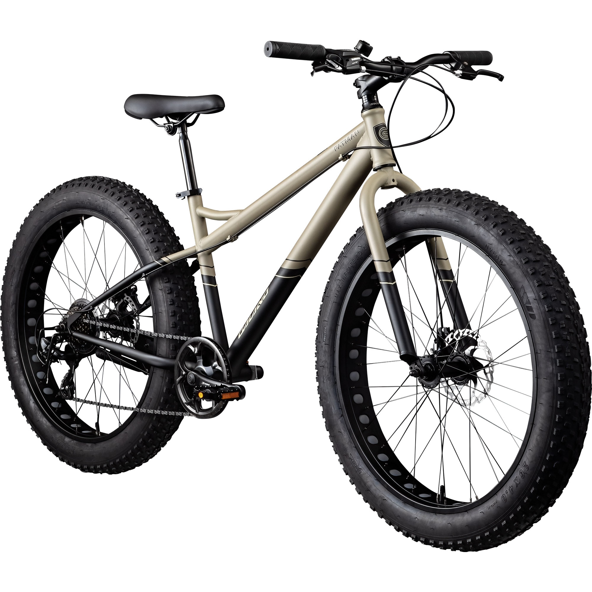 Galano Fatman 4.0 Fatbike 26 Zoll f&uuml;r Herren und Damen ab 155 cm Fahrrad Mountainbike Hardtail 7 Gang MTB 