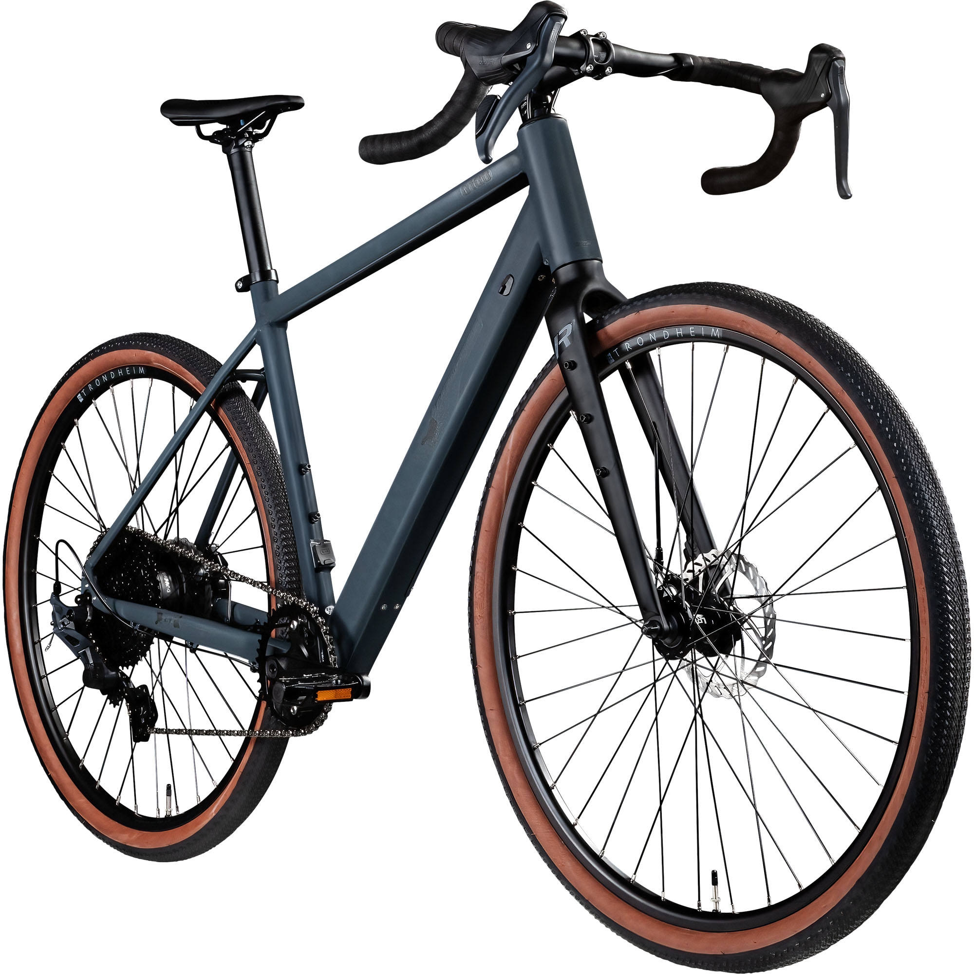 Remington G100 E Bike Gravelbike 28 Zoll Pedelec 360 Wh Elektrofahrrad 10 Gang Fahrrad grau 51 cm 