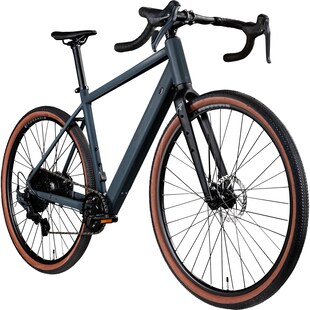 Remington G100 E Bike Gravelbike 28 Zoll Pedelec 360 Wh Elektrofahrrad 10 Gang Fahrrad grau 51 cm 