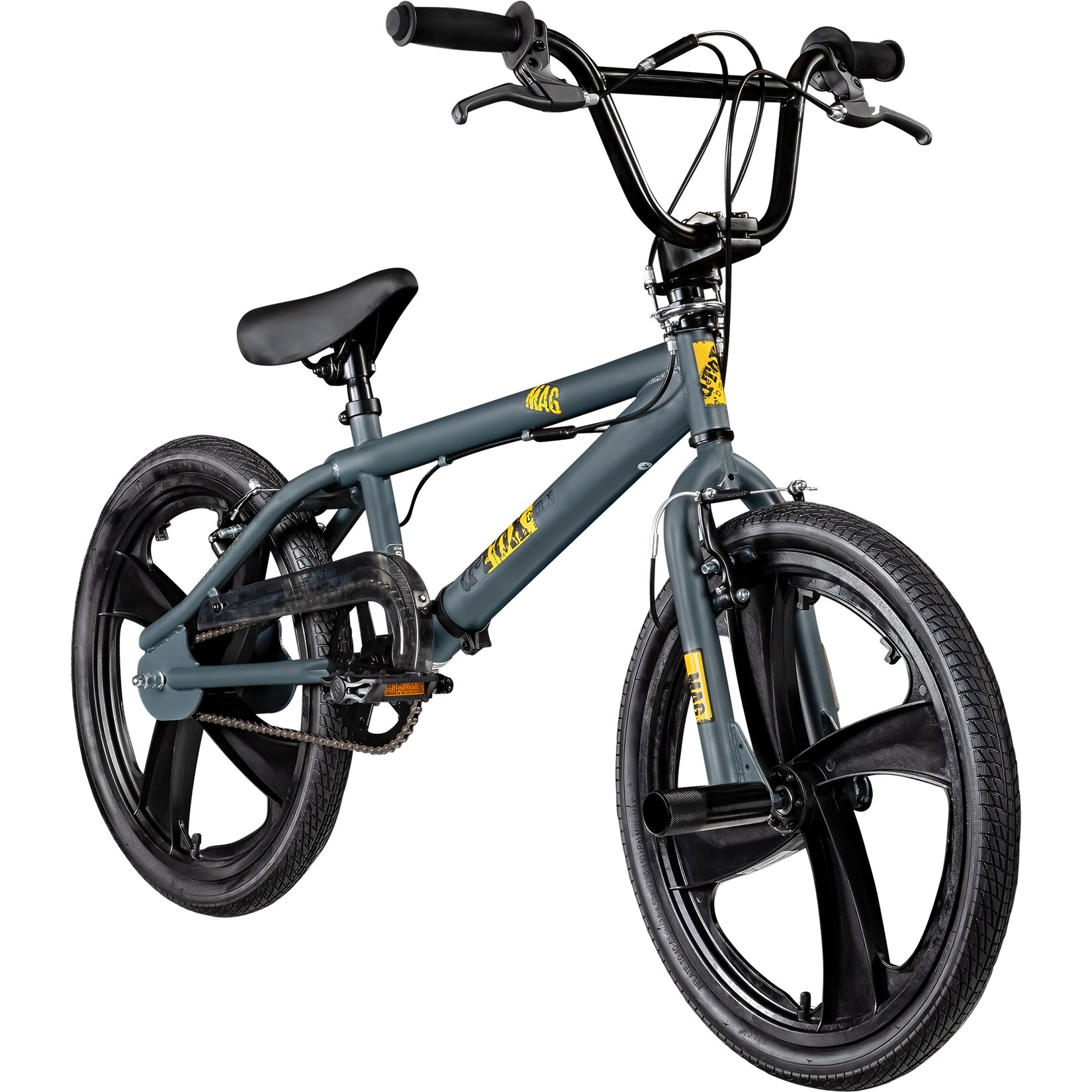 DeTox MAG BMX Rad 20 Zoll Fahrrad mit Pegs Jugendliche Erwachsene mit 360° Grad Rotor BMX Bike