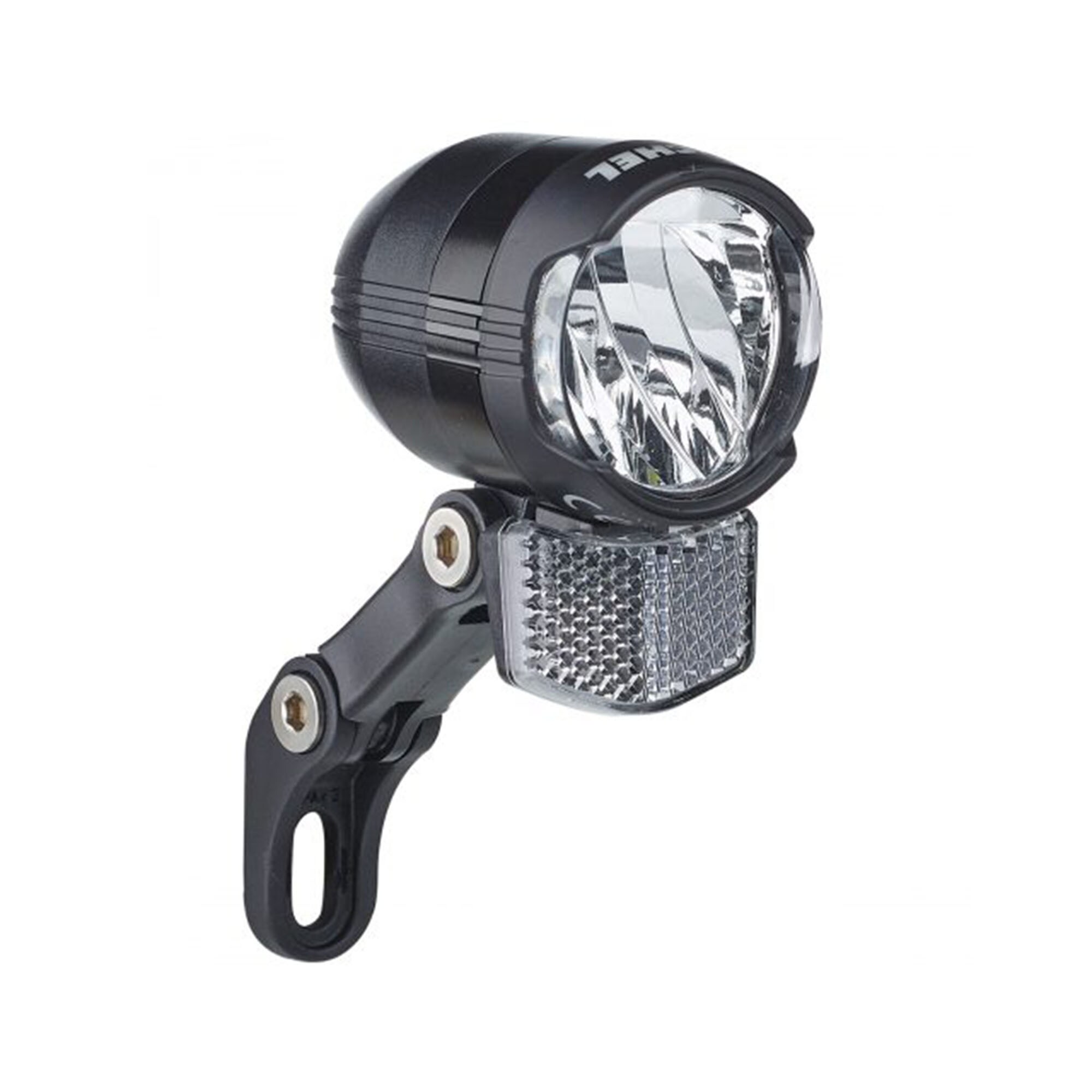 B&uuml;chel Shiny 80 Fahrrad Licht 80 Lux Fahrradbeleuchtung LED StVZO Beleuchtung Fahrradlampe wei&szlig; Fahrradlicht vorne f&uuml;r E Bike 