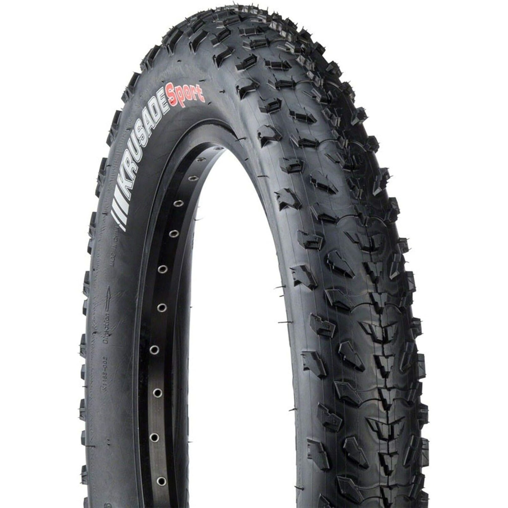 Krusade Fahrradreifen Fatbike 20 Zoll Reifen für Fahrrad Mantel Stollenprofil MTB Fahrradmantel