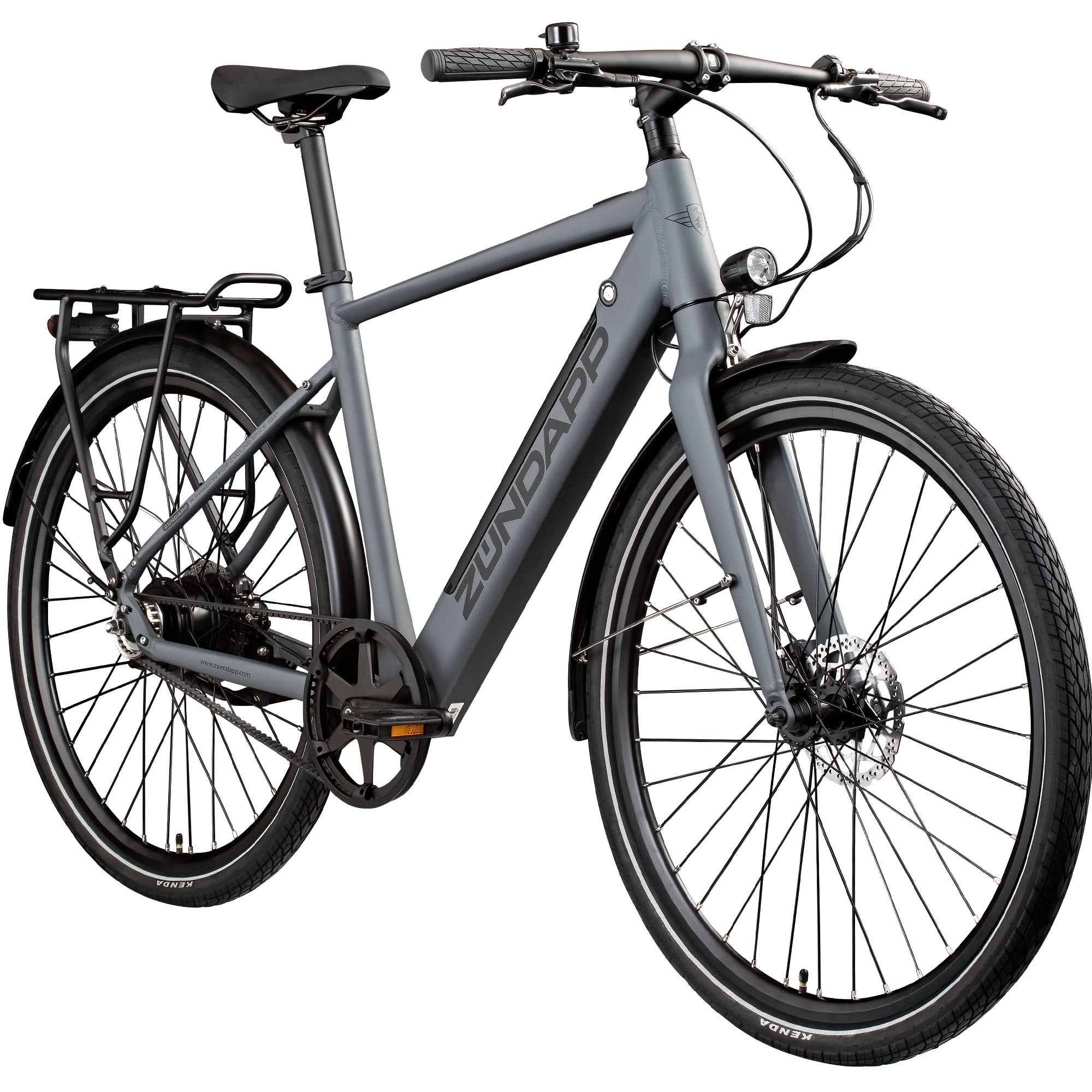 Z&uuml;ndapp Z7 Urban-e E Bike Singlespeed 28 Zoll anthrazit 