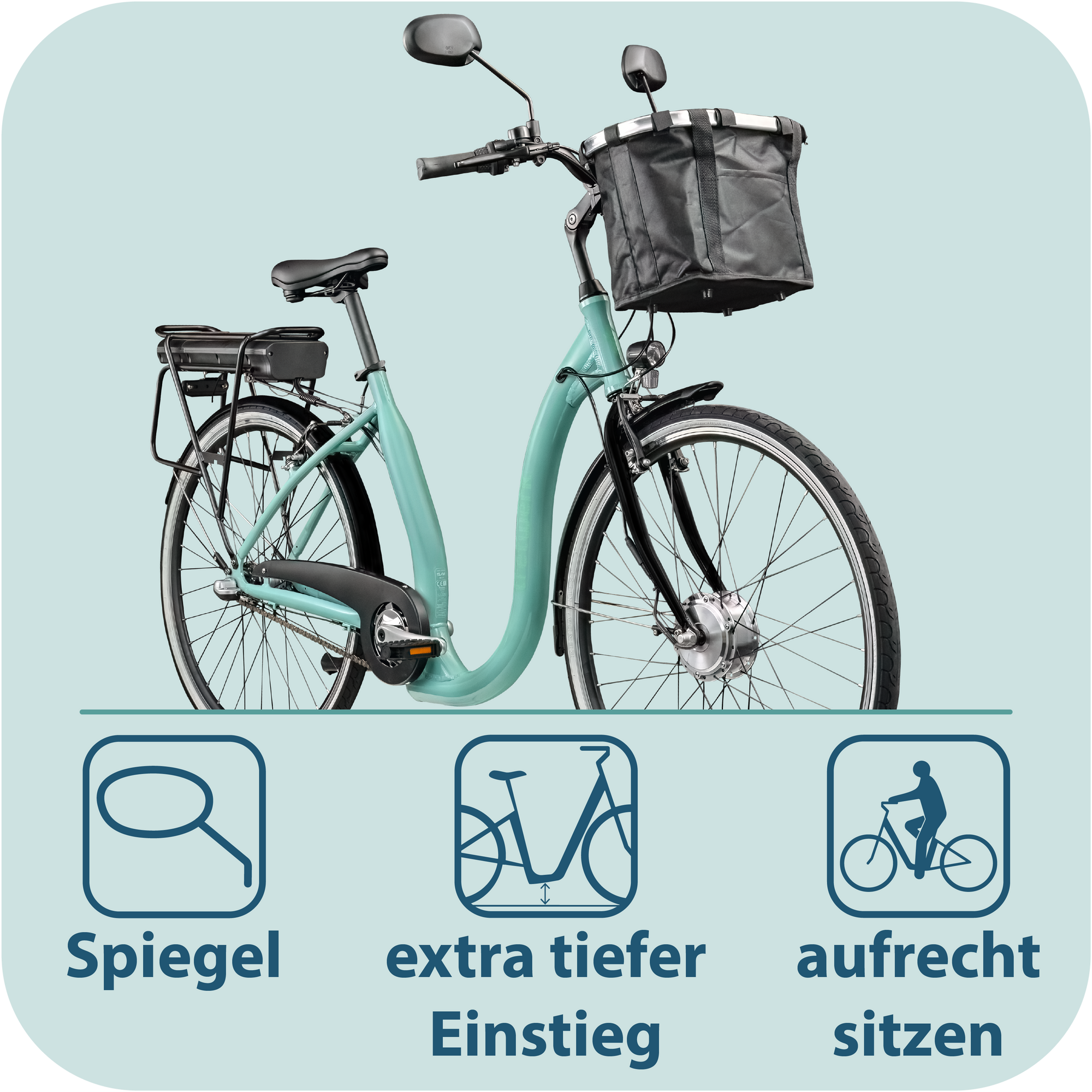 Tretwerk Linea 28 Zoll E Bike Damen Pedelec 3 Gang Nabenschaltung Elektro  FahrradCitybike retro Tiefeinsteiger bei Marktkauf online bestellen