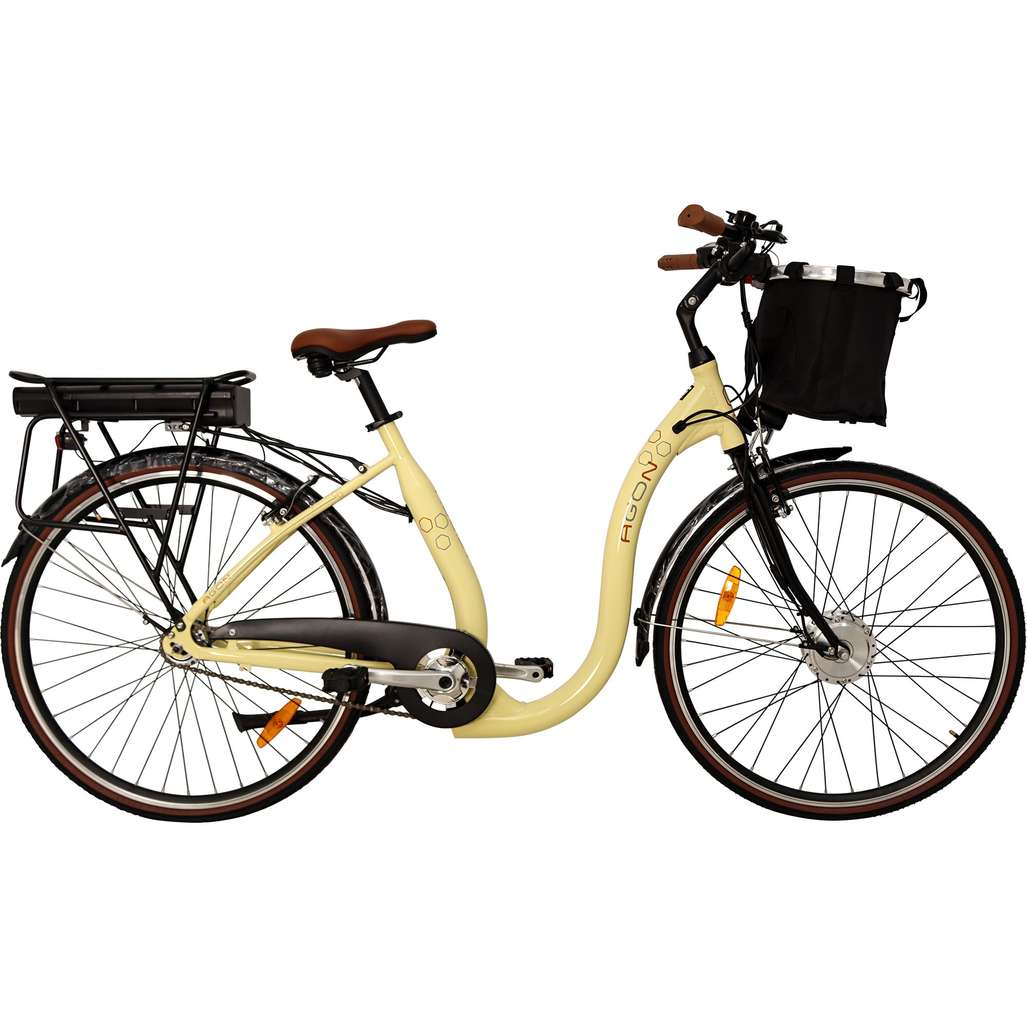 Agon Assist E Bike 28 Zoll Pedelec Damen und Herren Elektro Fahrrad 3 Gang Citybike tiefer Einstieg 