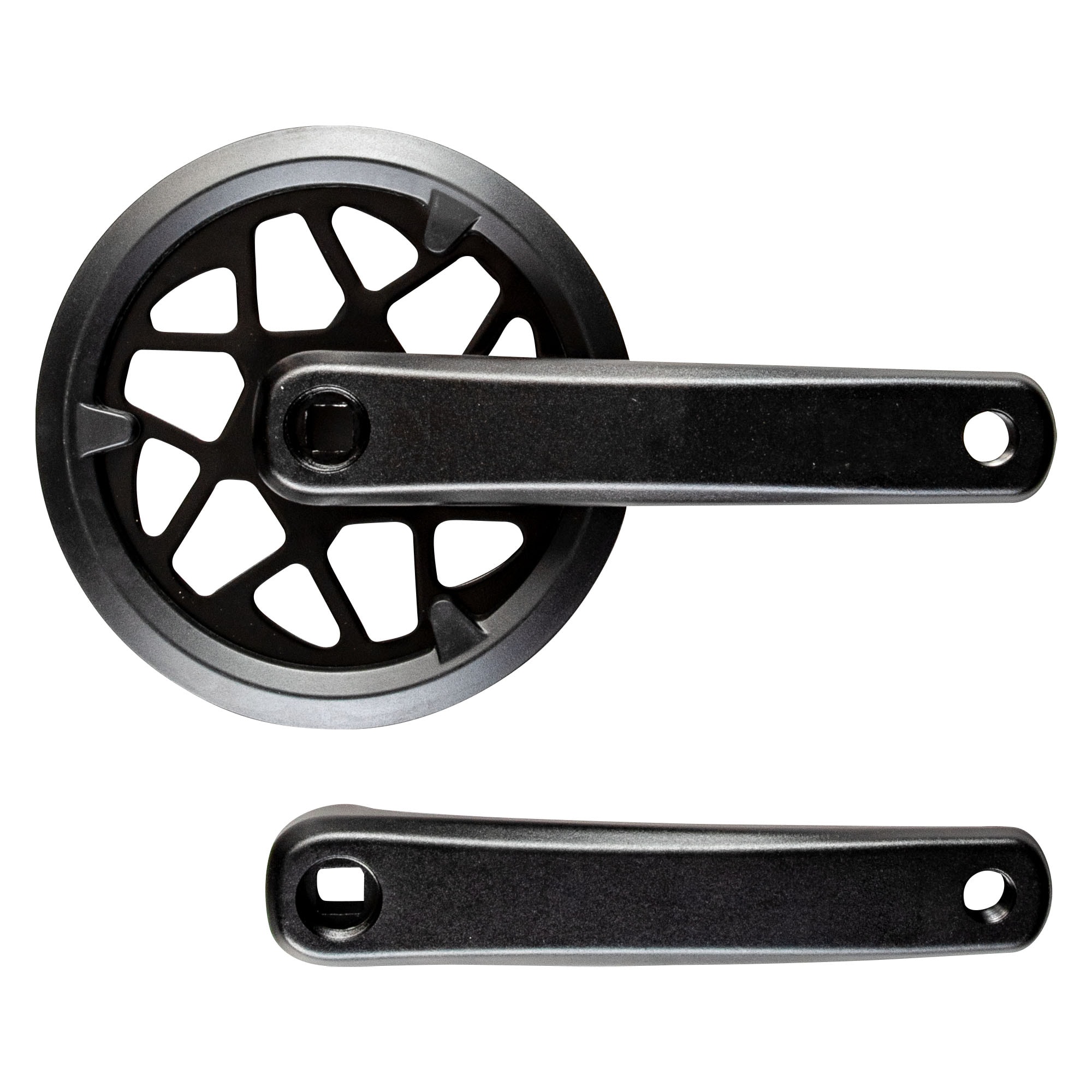 Prowheel Kurbelgarnitur 170 mm 36 Z&auml;hne mit Kettenschutz Schwarz 