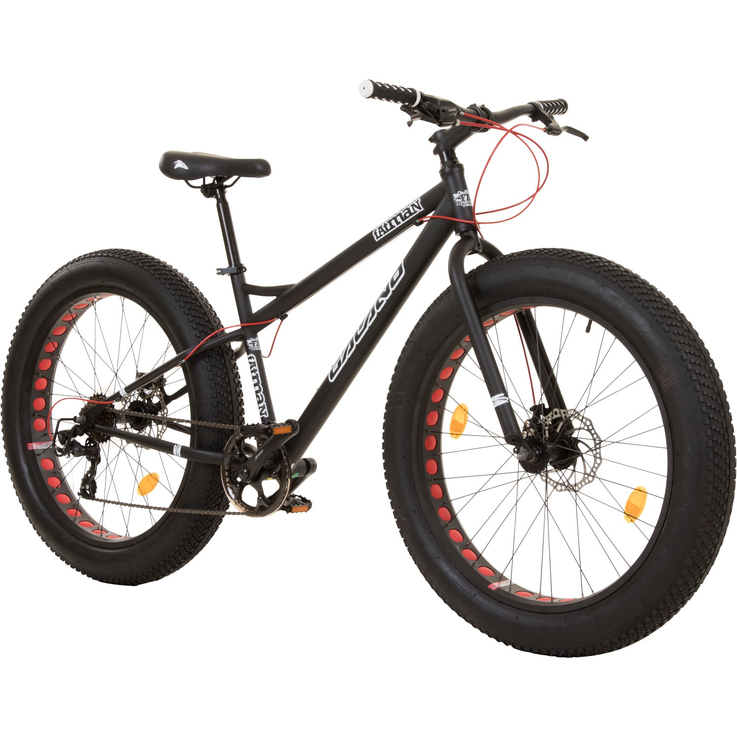 Galano Fatman 4.0 Fatbike 26 Zoll Herren Damen ab 155 cm Fahrrad 7 Gang MTB 