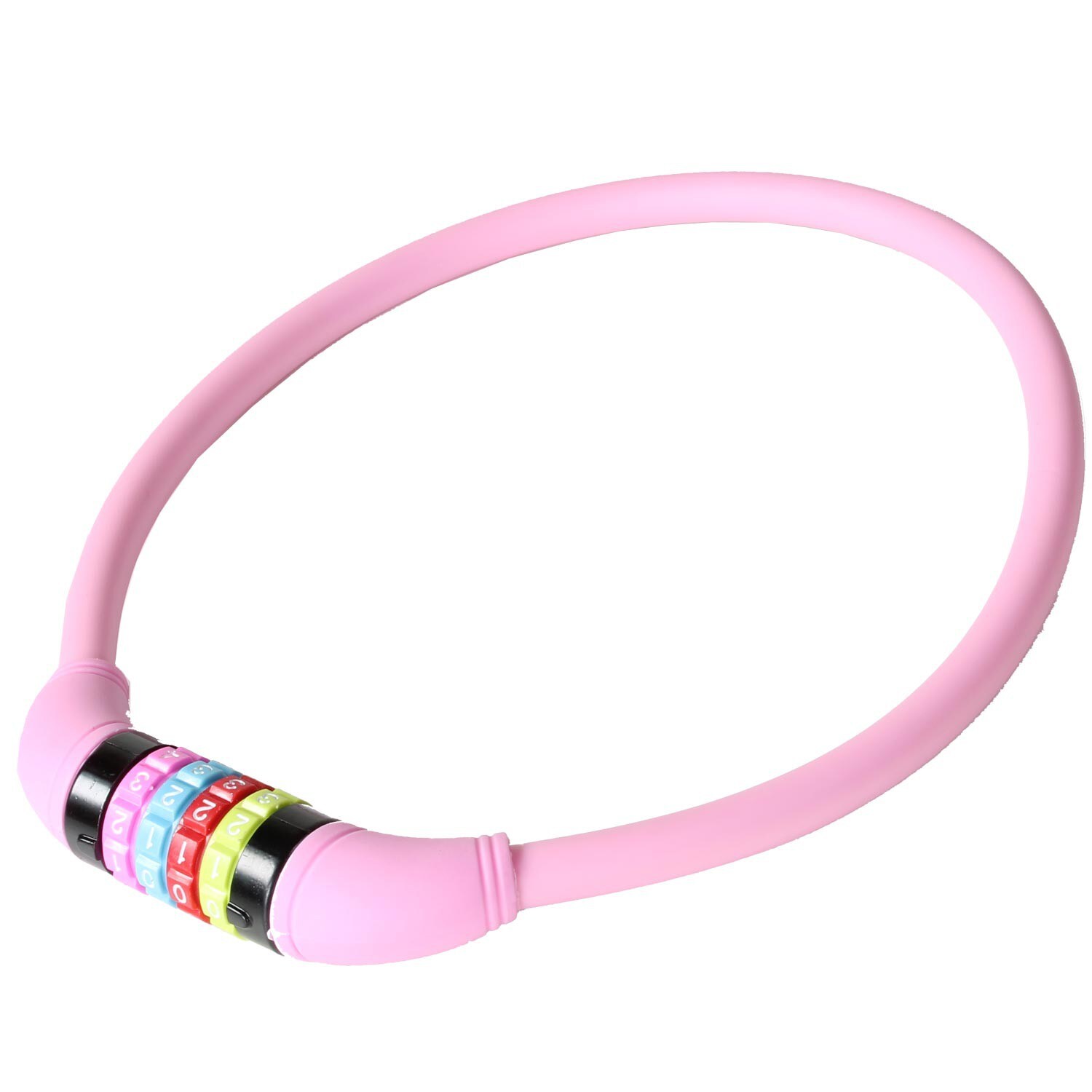 M-Wave DS 12.6,5 S Fahrradschloss Kinder Zahlenschloss pink 