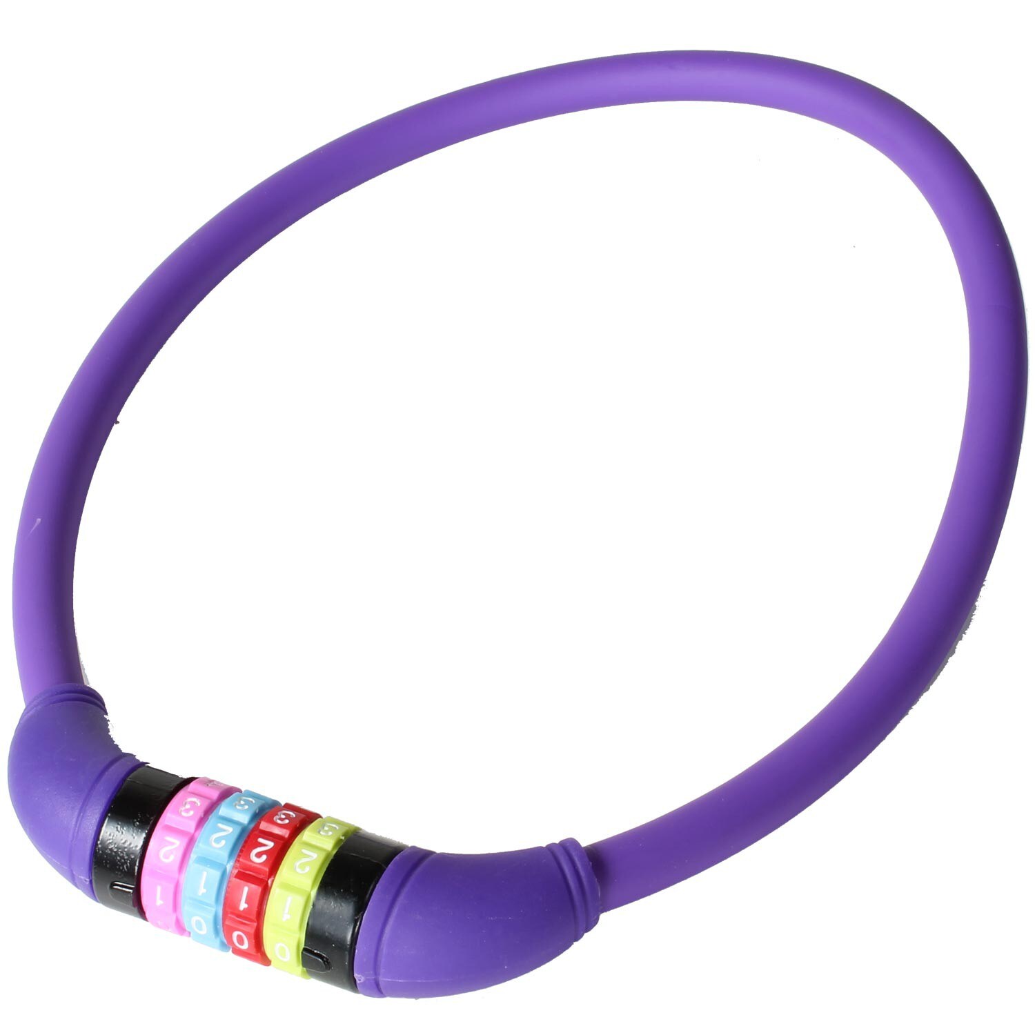 M-Wave DS 12.6,5 S Fahrradschloss Kinder Zahlenschloss lila 