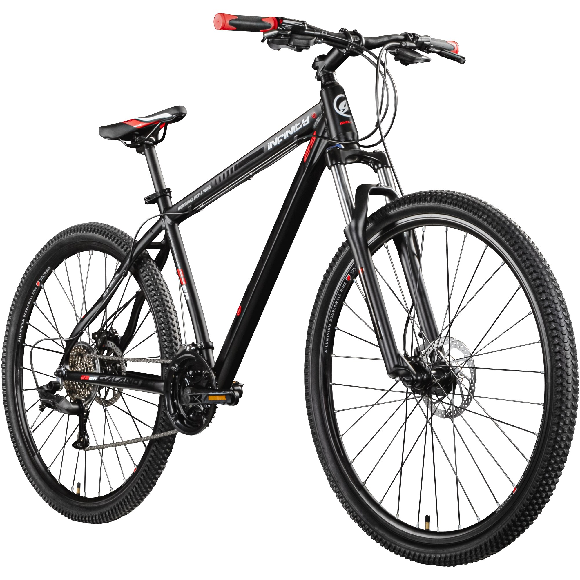Galano Infinity Mountainbike 29 Zoll Damen Herren 175 - 190 cm MTB Hardtail Fahrrad 24 G&auml;nge 