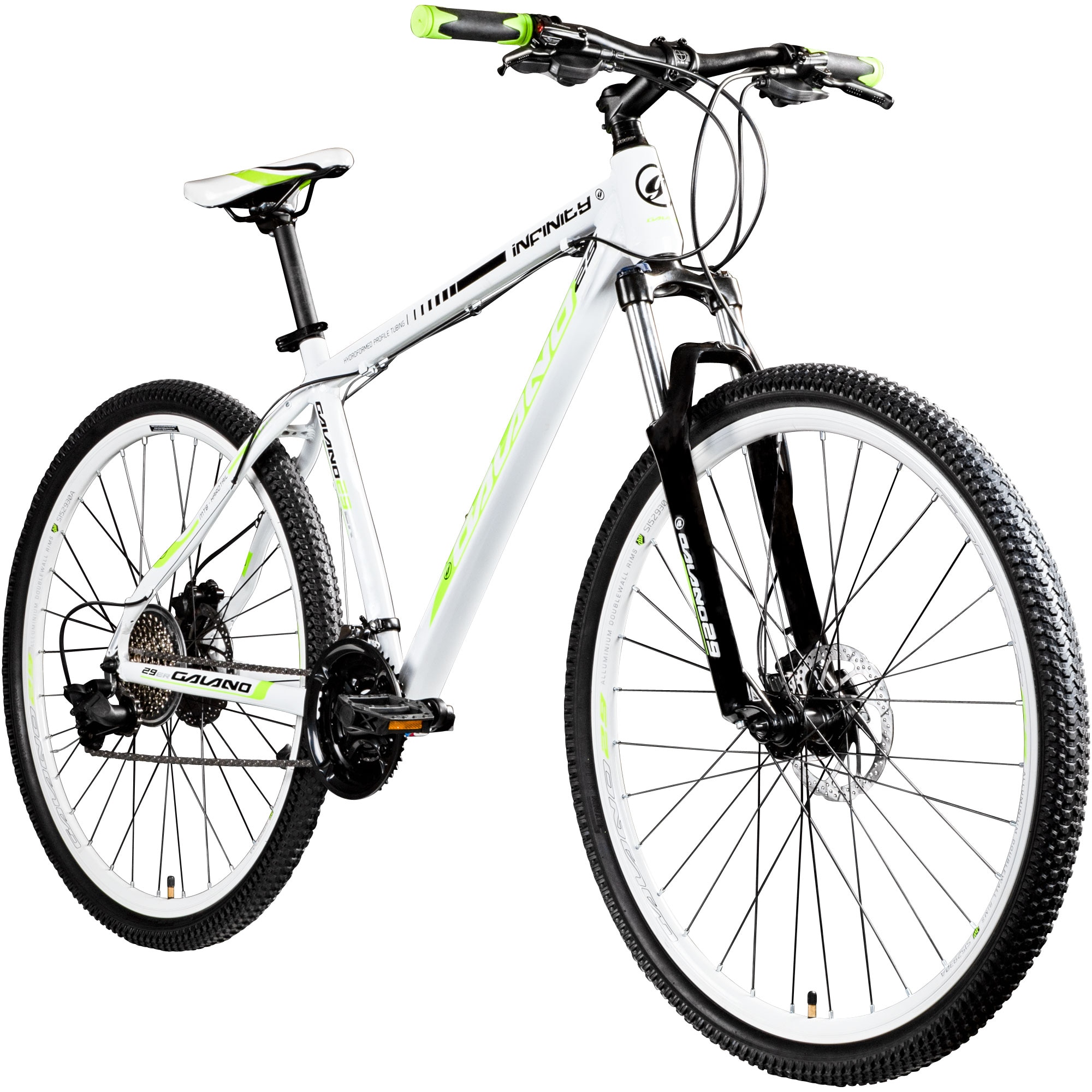 Galano Infinity Mountainbike 29 Zoll Damen Herren 175 - 190 cm MTB Hardtail Fahrrad 24 G&auml;nge 