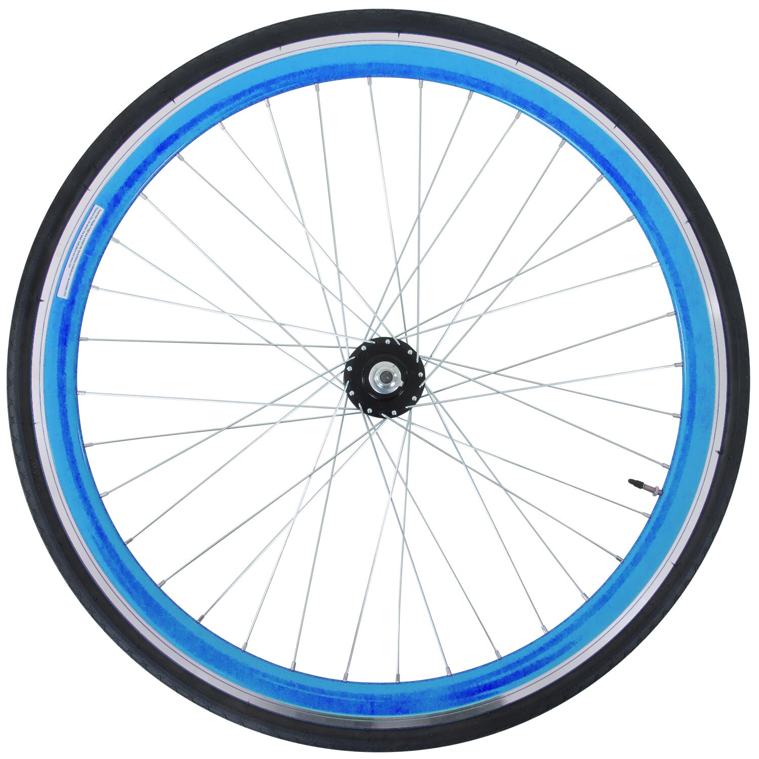 Blade 700c Hinterrad Fixie Komplettrad mit FlipFlop Nabe und Reifen Fixie blau