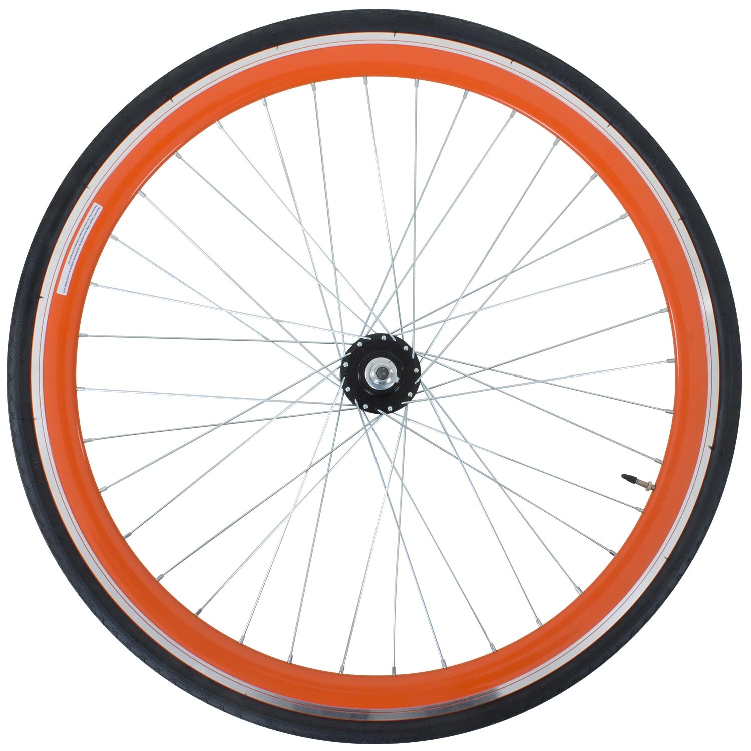 Blade 700c Hinterrad Fixie Komplettrad mit FlipFlop Nabe und Reifen Fixie orange