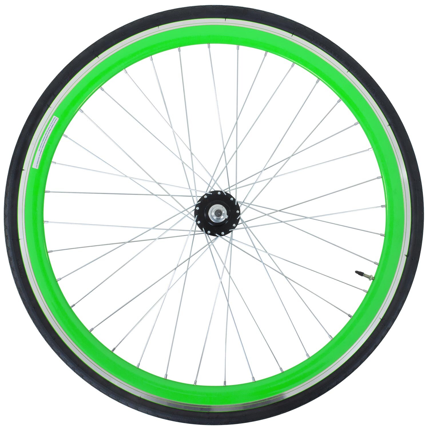 Blade 700c Hinterrad Fixie Komplettrad mit FlipFlop Nabe und Reifen Fixie grün