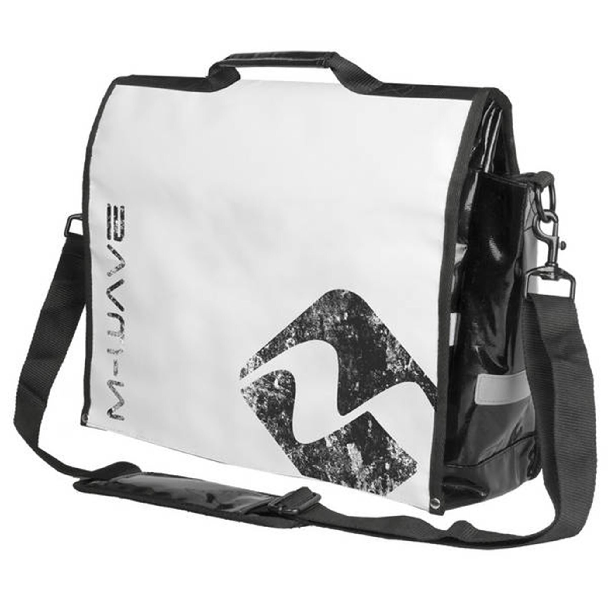 M-Wave Lockers Bay Umh&auml;ngetasche Damen Herren Fahrradtasche Messenger Bag 25 L gro&szlig;e Arbeitstasche 