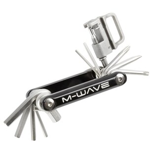 M-Wave Little 15 Multitool Multifunktionswerkzeug Fahrradwerkzeug Set für unterwegs Minitool 15 Funktionen 