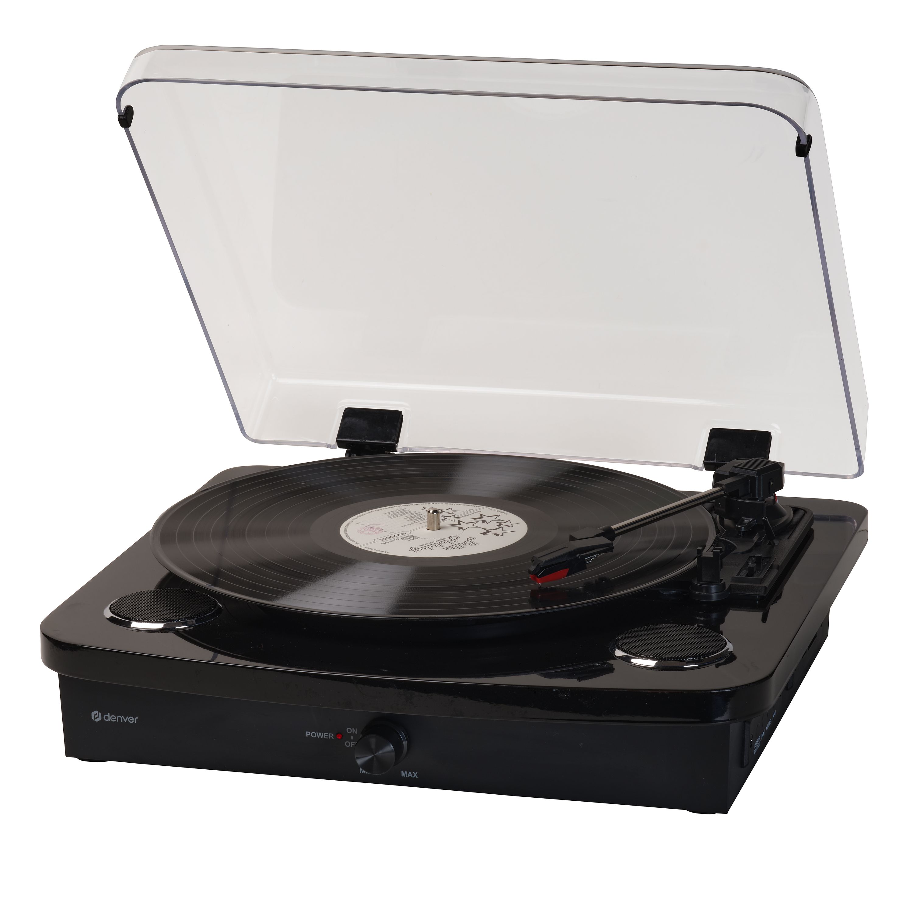 Denver VPL-230 Plattenspieler&ndash; Lautsprecher und Bluetooth, schwarz 