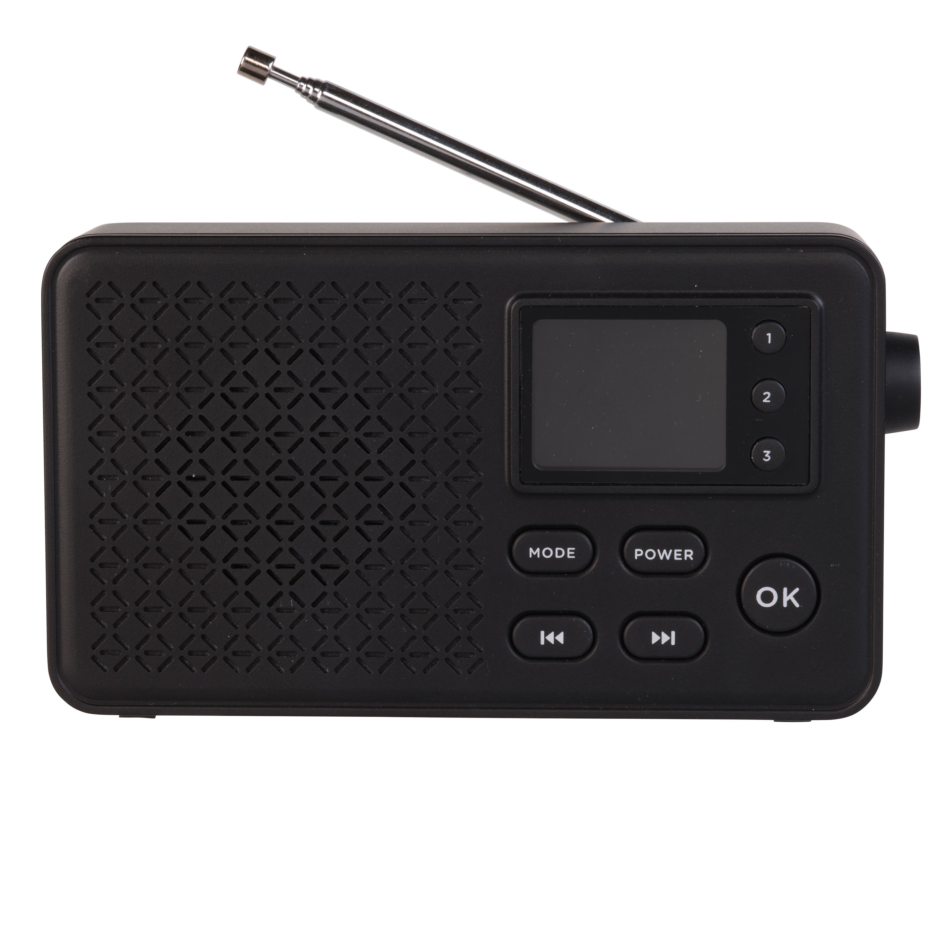 Denver DAB-57 DAB+/FM Radio &ndash;Bluetooth, Wecker, Akkubetrieb, schwarz 