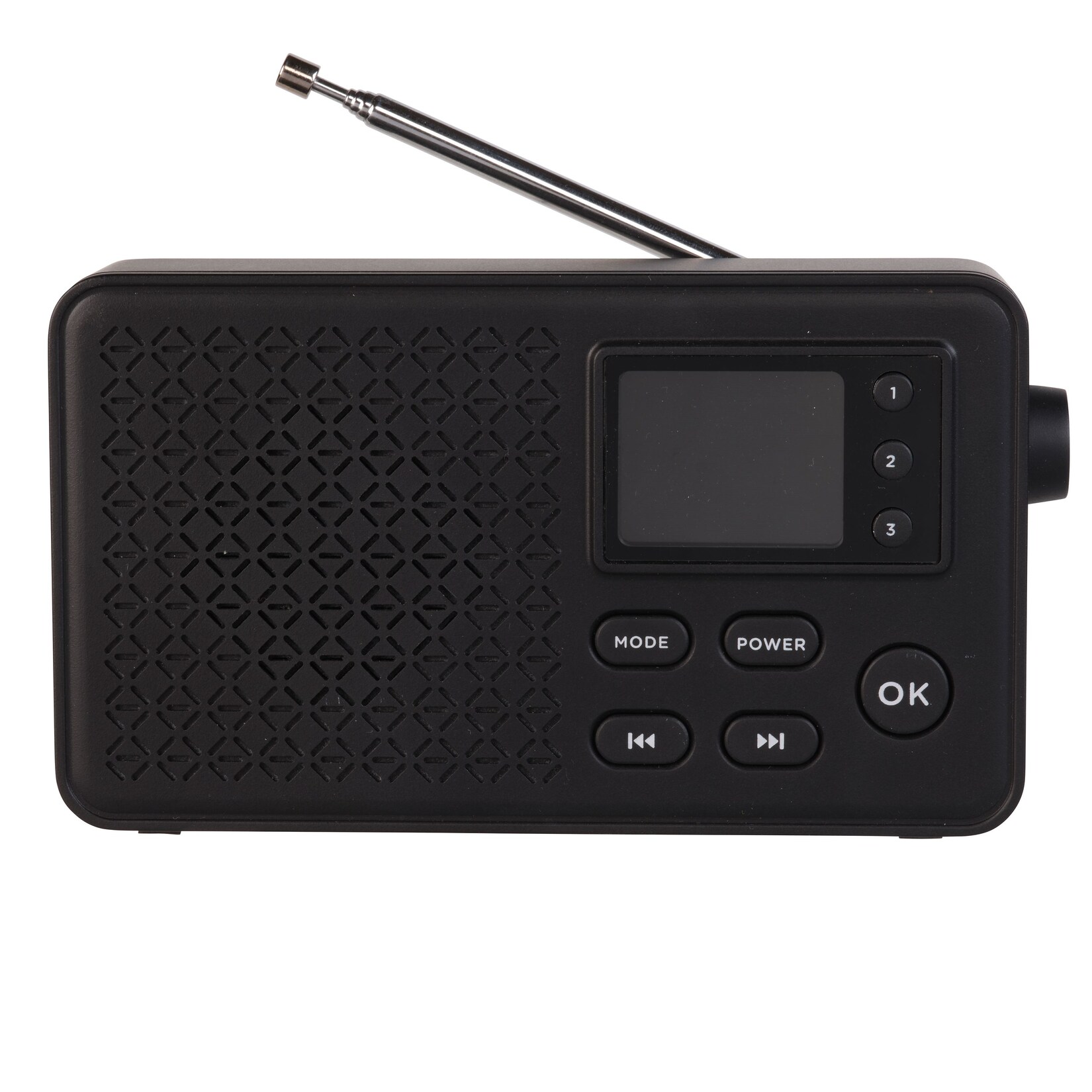 DAB-57 DAB+/FM Radio –Bluetooth, Wecker, Akkubetrieb, schwarz