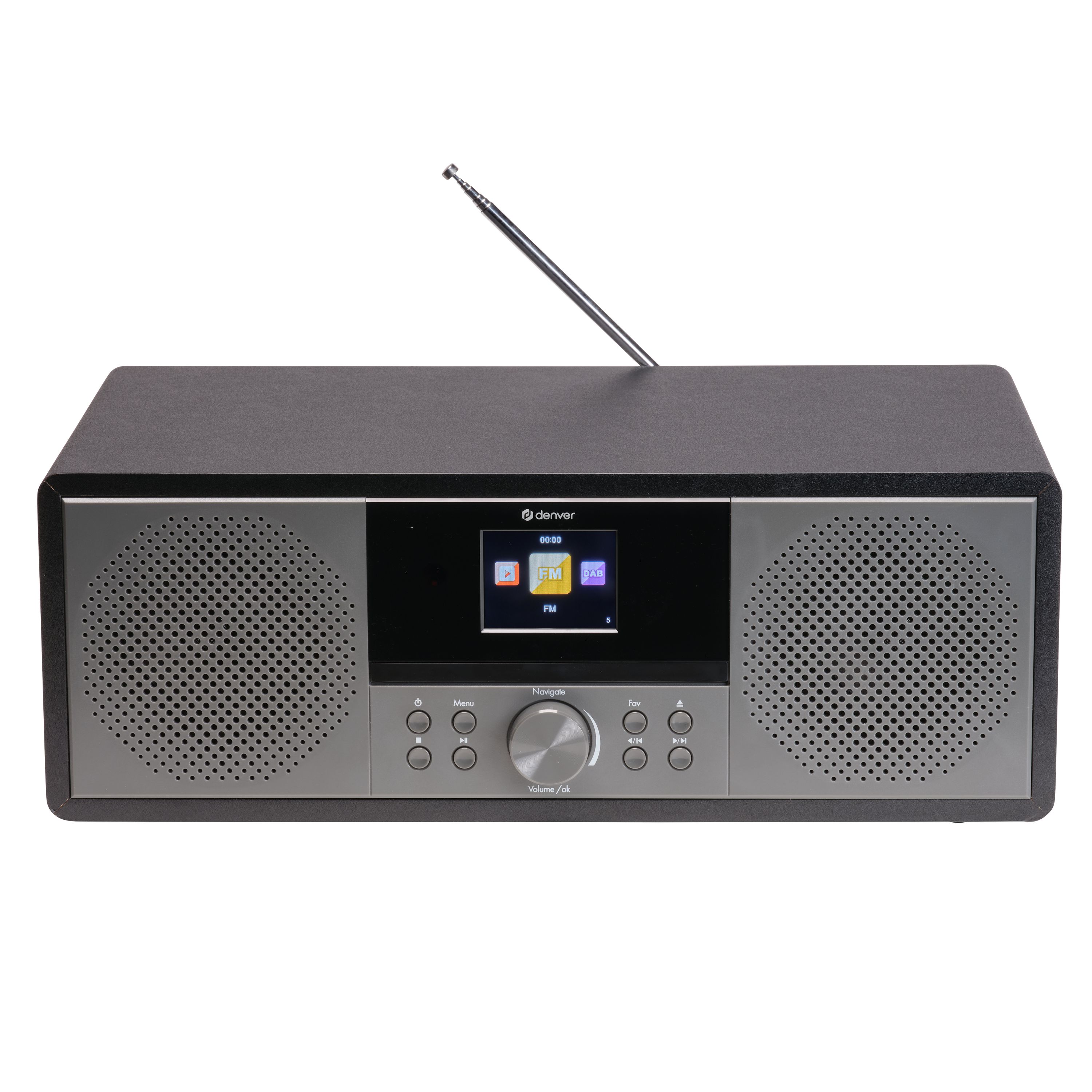 Denver MIR-270 DAB+, FM/Internetradio&ndash; CD-Player, Bluetooth, schwarz 