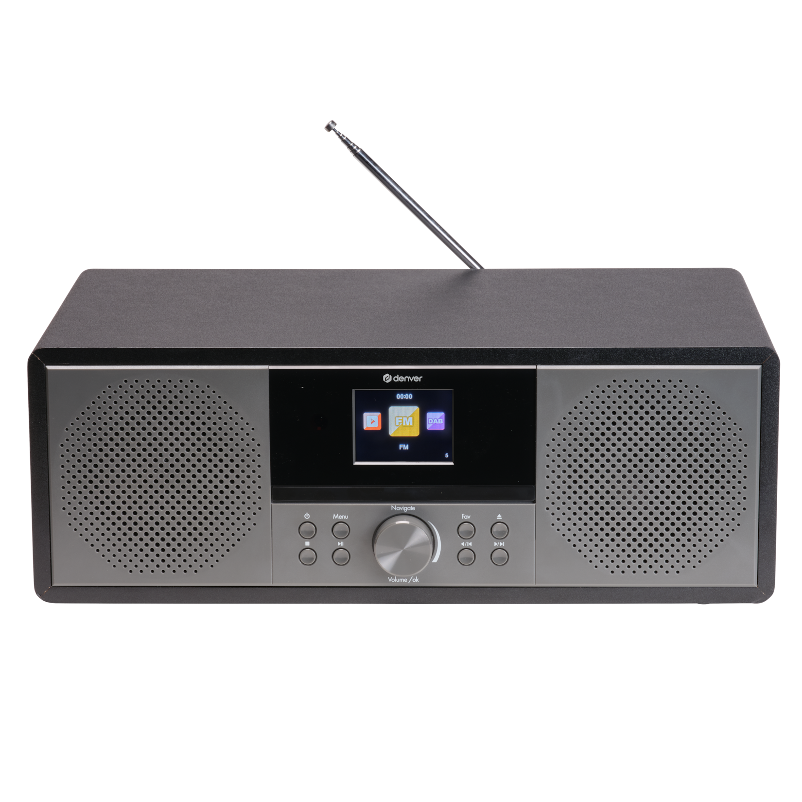Denver MIR-270 DAB+, FM/Internetradio– CD-Player, Bluetooth, schwarz