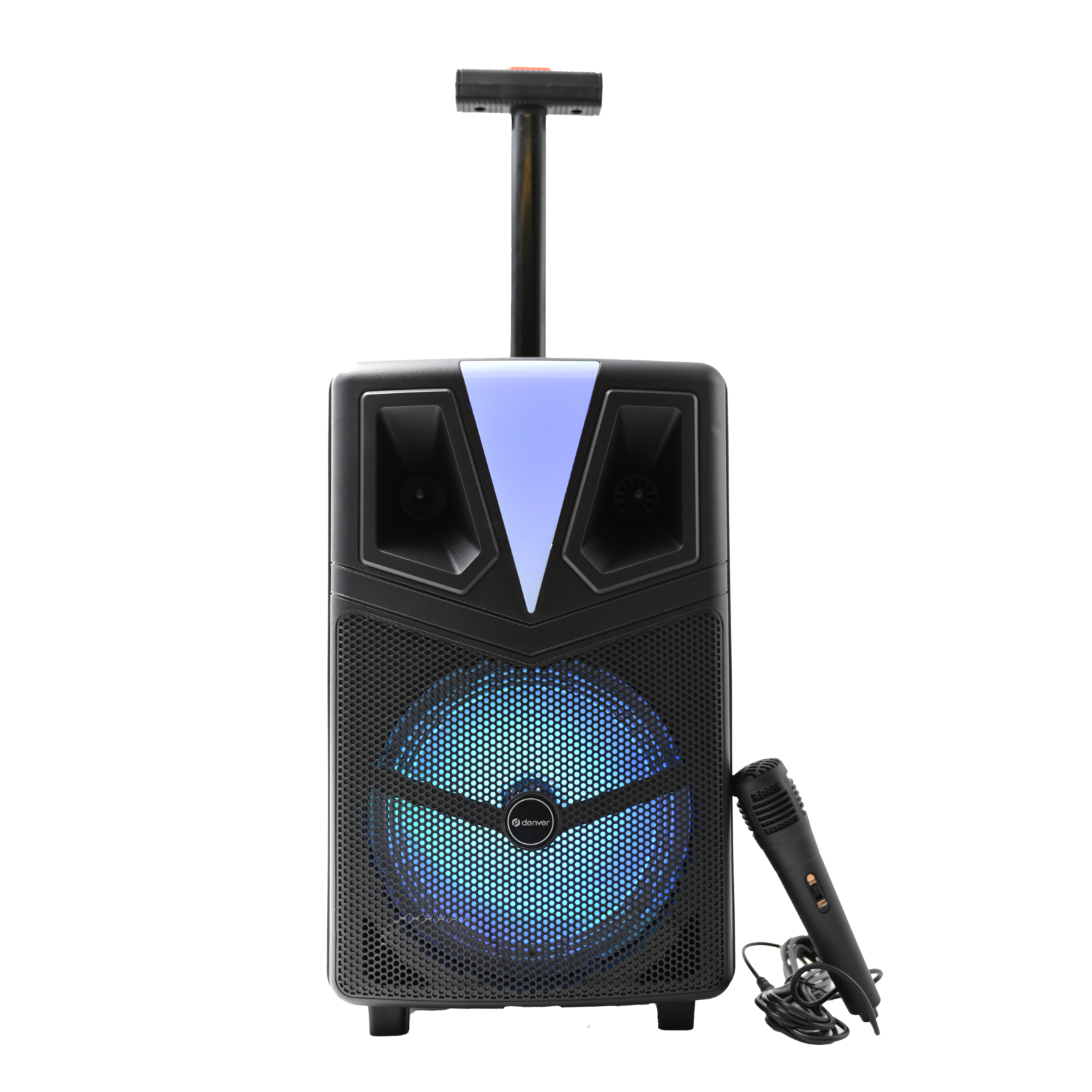 Denver TSP-307 Bluetooth Trolley Lautsprecher– 120W max., LED-Lichter