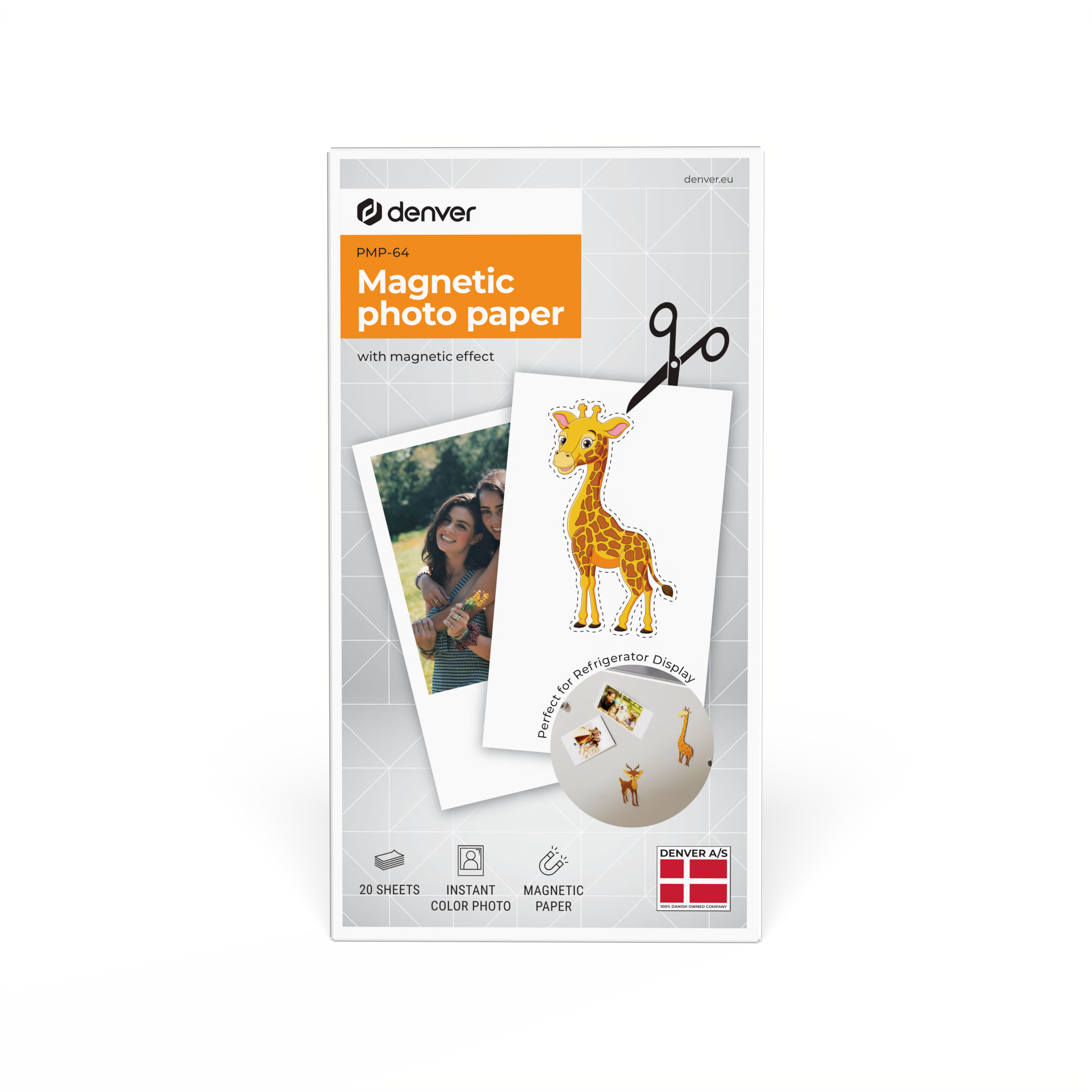 Denver PMP-64 Fotopapier magnetisch&ndash; refill Fotopapier f&uuml;r MCP-6010 