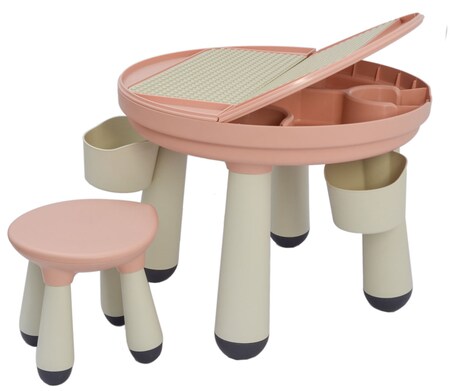 3-in-1 Kinder Spieltisch mit Platte für Bausteine - Kindertisch mit Stuhl  bei Marktkauf online bestellen
