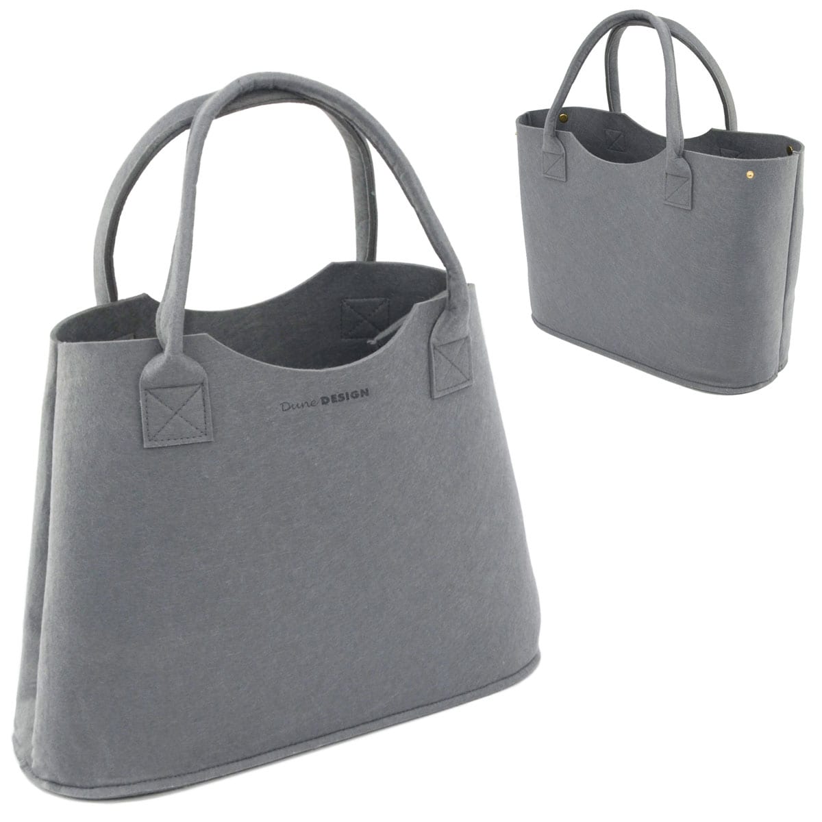 2-in-1 Erweiterbarer Filz Shopper 47x20x35cm XL Tasche Einkaufstasche Gro&szlig; 