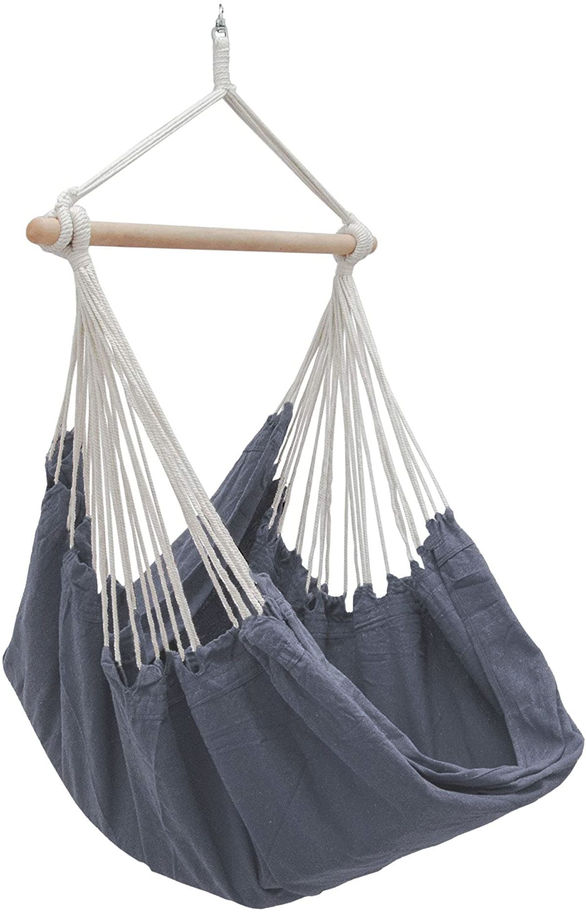 XXL H&auml;ngesessel f&uuml;r 2 Personen185x130 H&auml;ngestuhl bis 150kg H&auml;ngematte Baumwolle 