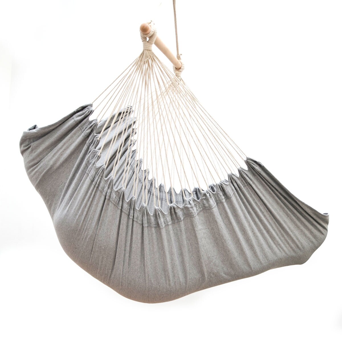 XXL Liege H&auml;ngesessel mit Seitenfach und Kissen 220x120cm Outdoor H&auml;ngematte 