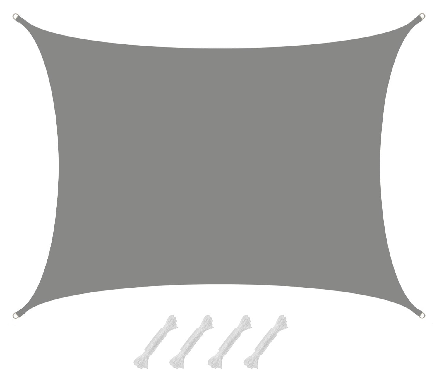 UV Sonnensegel Wasserdicht 6x5 - Rechteckig - Sonnenschutz Segel Garten Terrasse 